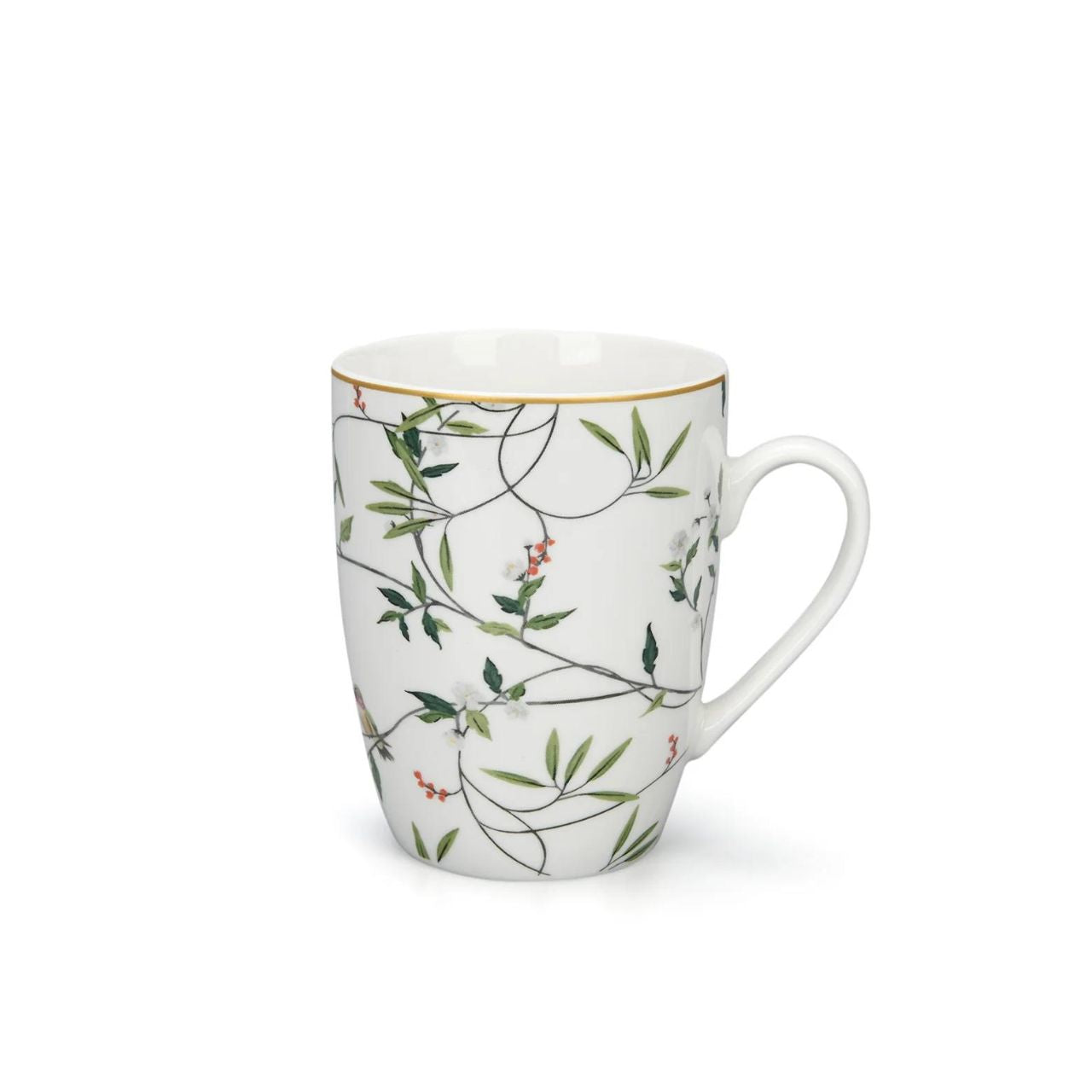 Alice Bell Collection Set of 6 Mugs by Mindy Brownes This Mindy Brownes Alice Bell Collection Set of 6 Mugs is perfect for any occasion. Crafted with high quality porcelain, these mugs feature unique green and intricate floral designs that are sure to bring some charm to your kitchen. Enjoy a hot beverage with your friends and family with this Alice Bell Collection set.