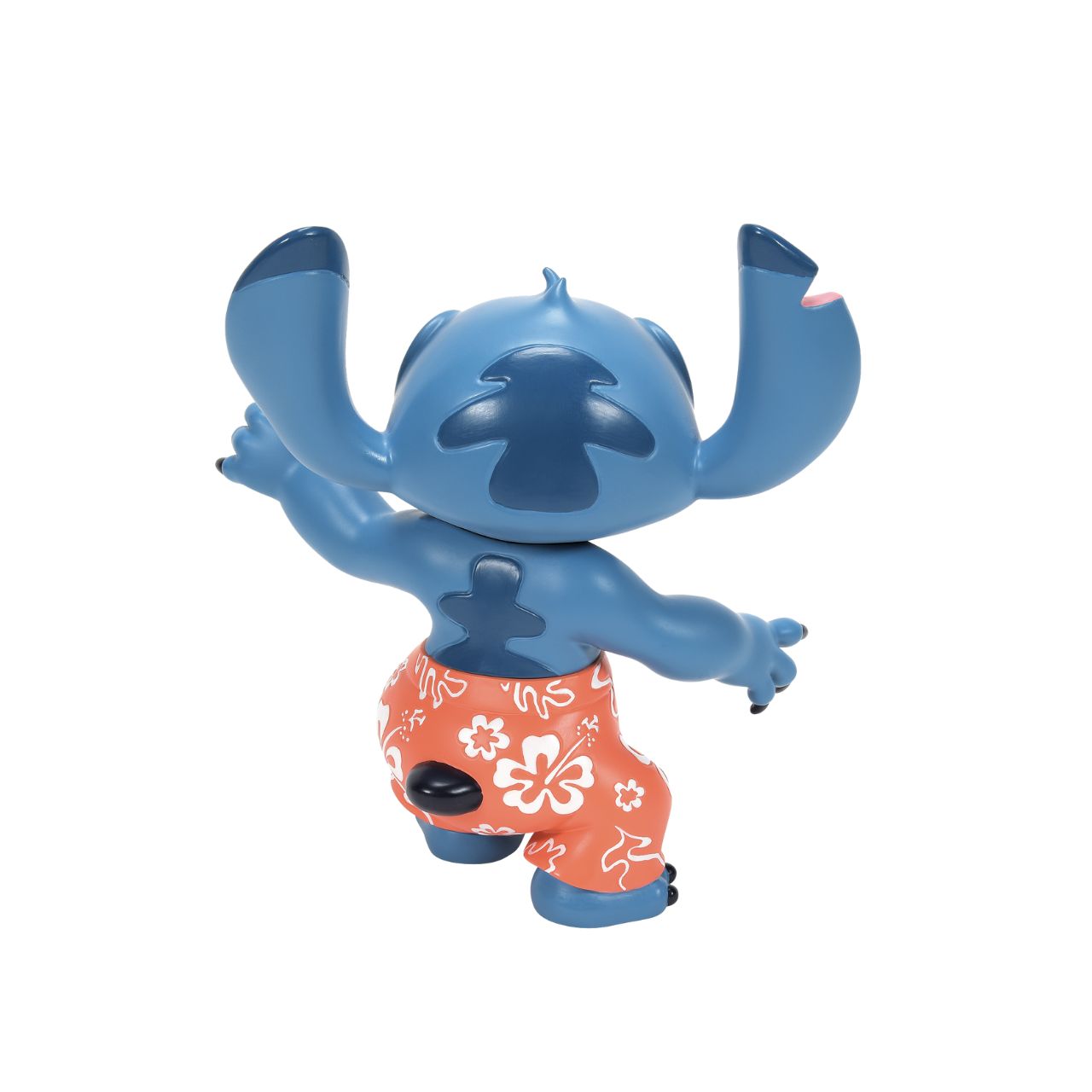 Aloha Stitch Figurine Stitch, the troublesome alien from Disney's "Lilo and Stitch" strikes an fun pose in this handcrafted design, sculpted from cast stone with highly detailed shorts. Unique variations should be expected as this product is hand painted.