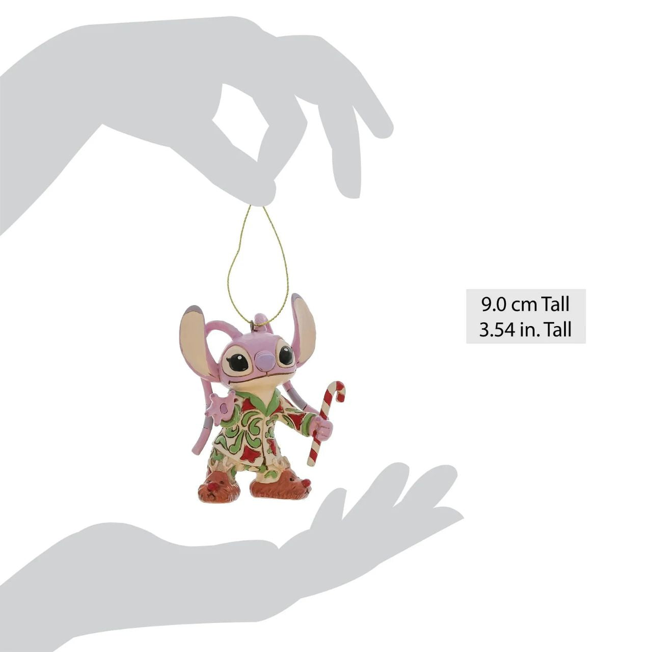 Angel is ready to see what Santa has brought this Christmas morning. This super-cute hanging ornament is perfect for decorating your tree this festive period and feature's Stitch's alien girlfriend, Angel.