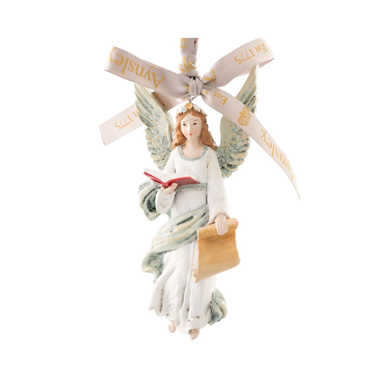 Angel Christmas Hanging Ornament by Aynsley Elevate your holiday decor to new heights with the enchanting Aynsley Christmas Hanging Ornaments collection. Each ornament is meticulously crafted to bring a touch of festive magic to your home, making it the perfect addition to your Christmas tree or any festive display.