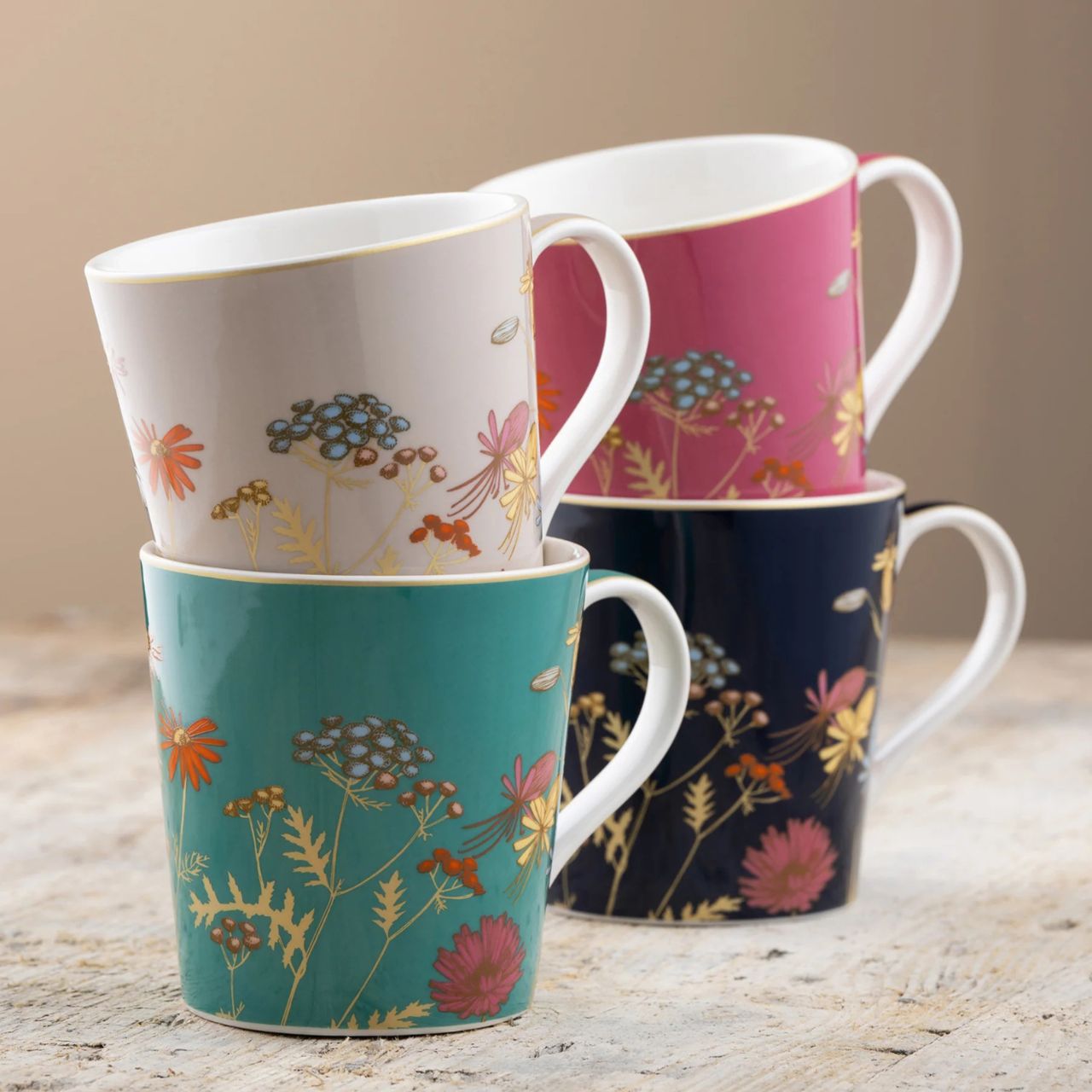 Embrace timeless elegance with the Aynsley Golden Meadow Tea ware Collection, crafted in fine china. Featuring delicate floral motifs and bold hues, this exquisite collection brings warmth and charm to any tea setting. Beautifully presented in stunning gift packaging, it’s perfect for both everyday indulgence and special occasions, making it a thoughtful gift or a treasured addition to your home.