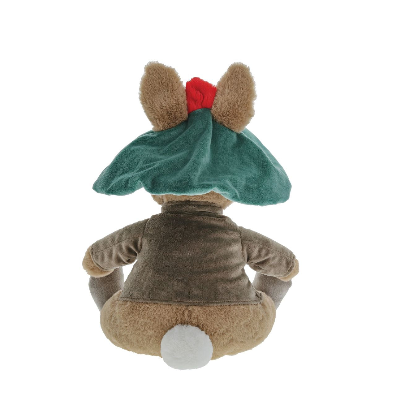 This Benjamin Bunny soft toy is made from beautifully soft fabric and is dressed in clothing exactly as illustrated by Beatrix Potter, wearing a dusty brown jacket and his signature green hat. The Peter Rabbit collection features the much loved characters from the Beatrix Potter books and this quality and authentic soft toy is sure to be adored for many years to come.