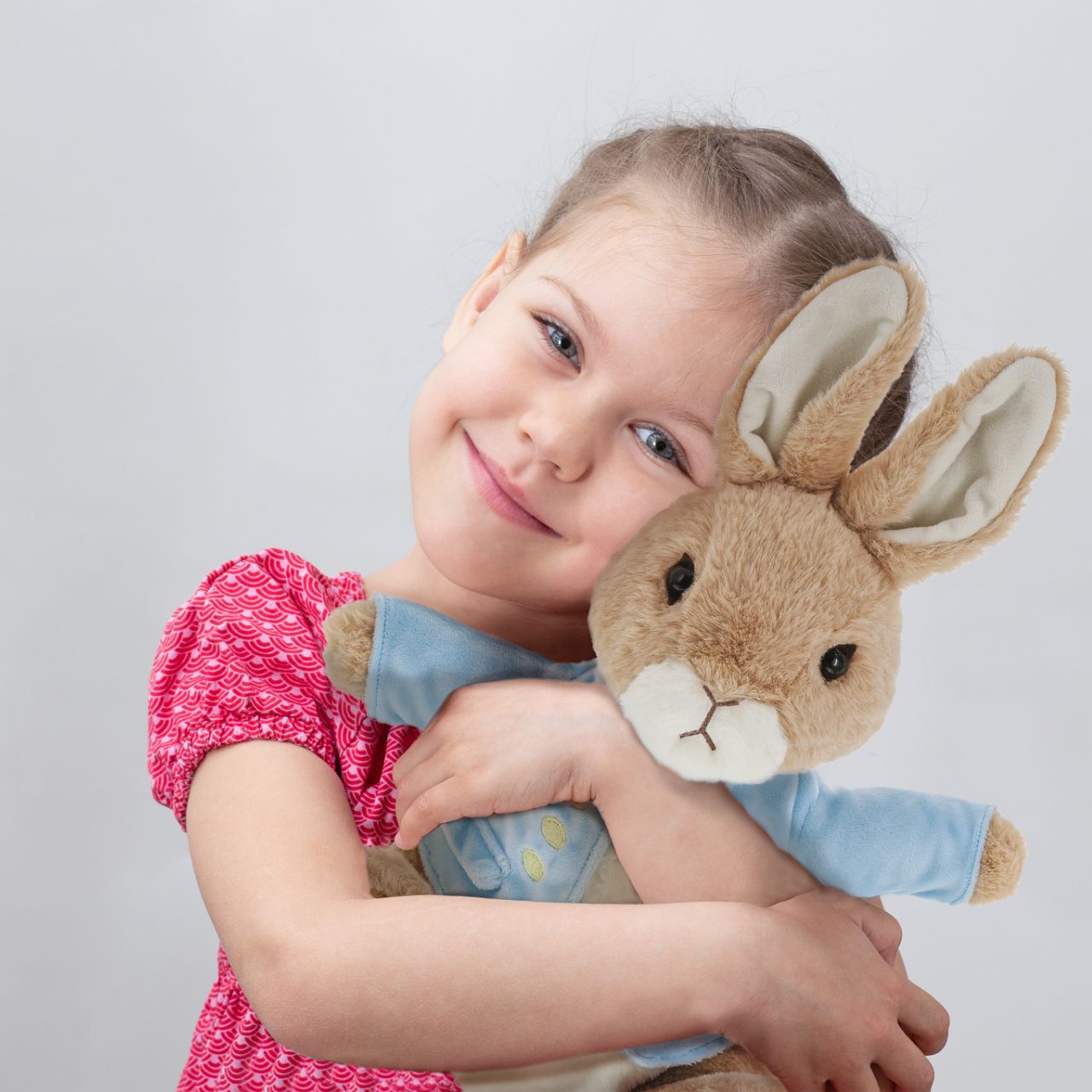 This Extra Large Peter Rabbit soft toy is even more huggable than the last. Peter Rabbit has been made from beautifully soft fabric and has been dressed in clothing exactly as illustrated by Beatrix Potter, with his signature blue jacket.