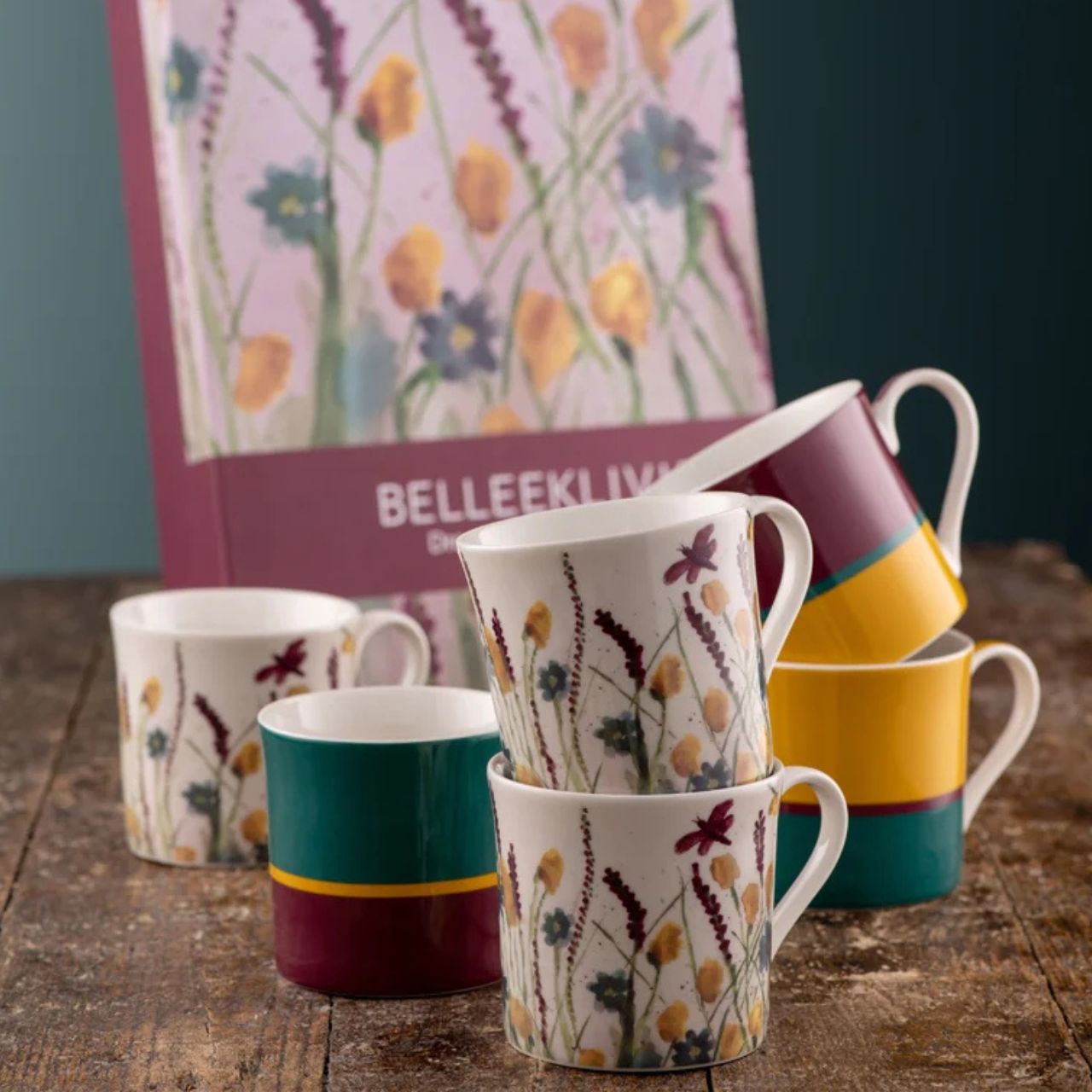 Dreamy Meadow is a hand painted watercolour pattern created in our design studio here in Belleek Pottery. Inspired by the surrounding Loughs and Countryside, the bold pattern is reminiscent of long summer days before harvest.
