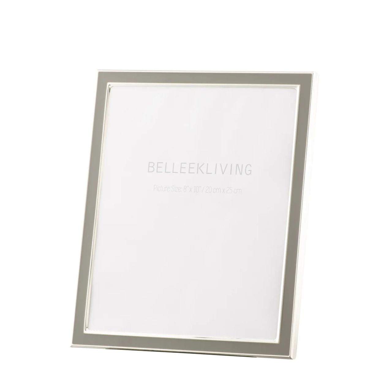 Our new Belleek Living Frames are made of moulded steel and are electroplated to create a shiny silver finish. The black backing board slides into the frame and is covered in a soft flock material. Perfect for gifting or displaying images of your loved ones.