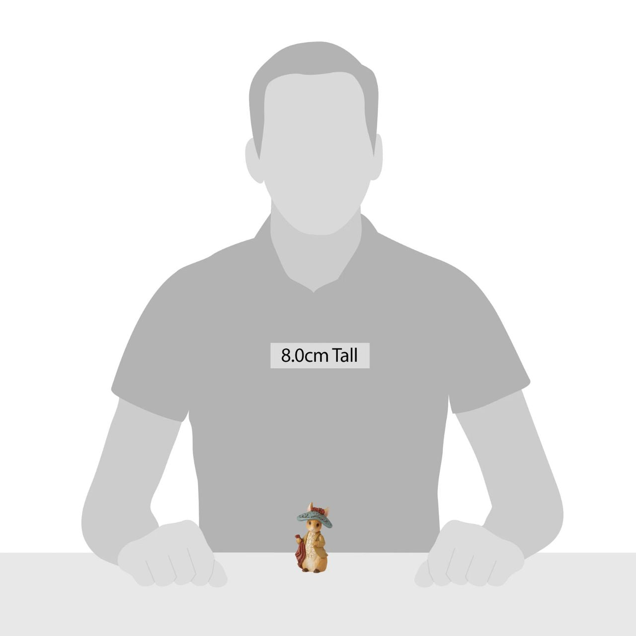 Benjamin Bunny, Peter Rabbit's lovable cousin, brings a flower for you and kindness to your home. Wearing his characteristic hat, the little bunny waits patiently for the next adventure. Exquisitely crafted by Jim Shore, Benjamin boasts with beauty.