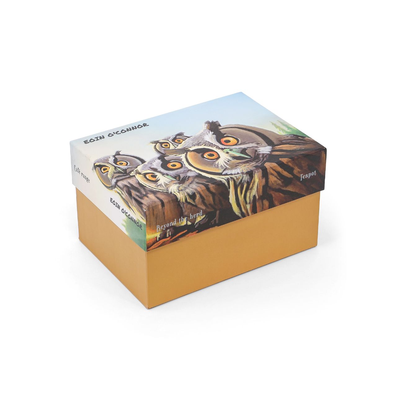 Explore the Beyond the Herd, a dynamic collection by Eoin O'Connor that blends the charm of Irish animals with a touch of humour and wit. Each piece in this collection offers a fresh, playful take on rural life, with bold details and quirky character!