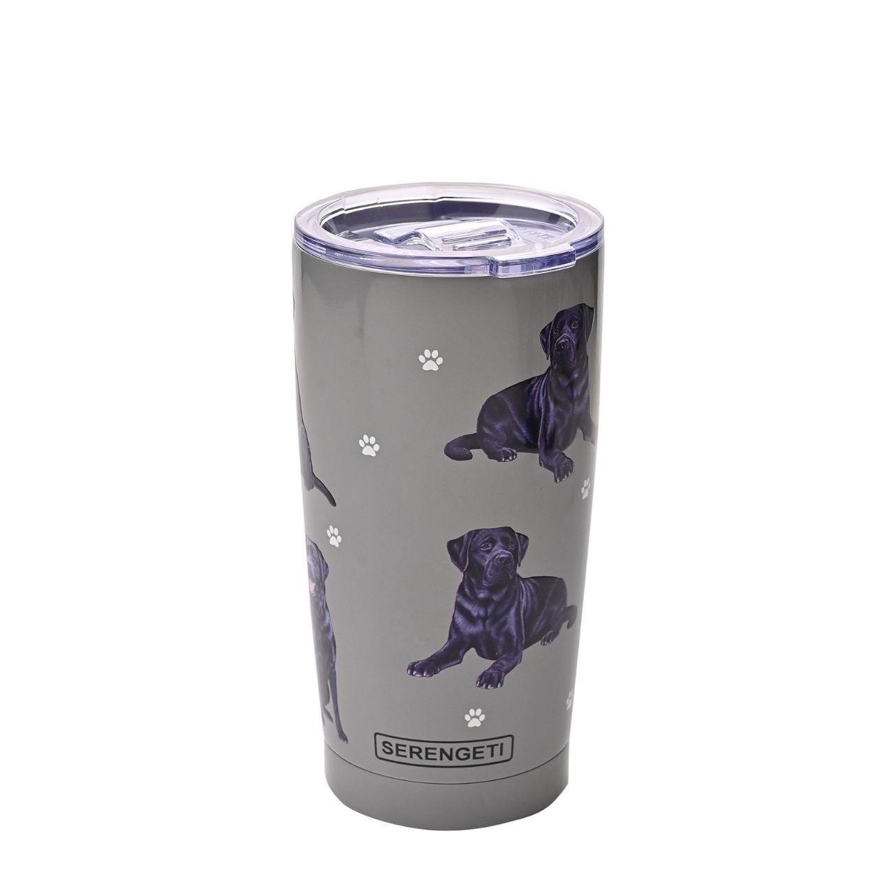 E & S Pets Black Labrador Serengeti Tumbler An E & S Pets Black Labrador Serengeti Tumbler by Best of Breed. Ever wanted to stock a large tumbler where the contents stay hot or cold for hours? Well, now you can with this 591ml ultimate tumbler. With Black Labrador images beautifully adorned around the outside, this is a must for all dog lovers.