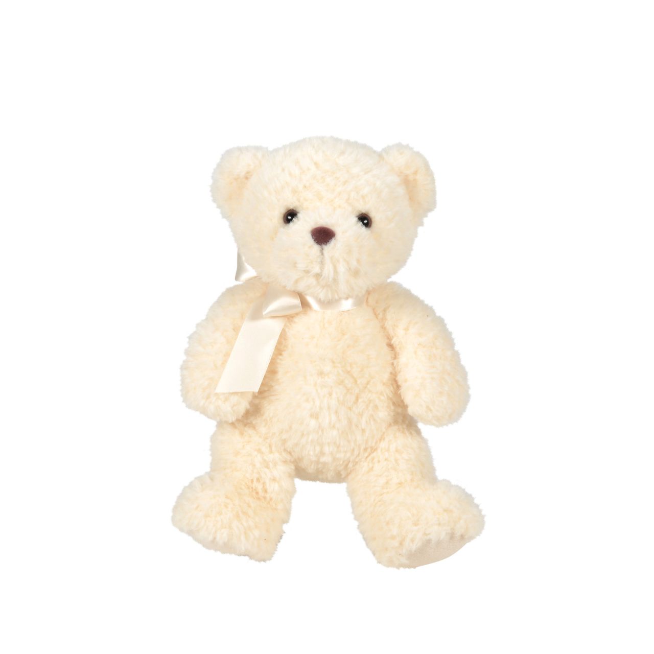 Introduce a touch of luxury to your collection with Teddy McBearsley, a perfect blend of elegance and comfort. This bear features exquisite textured fur and a classic satin ribbon, making it an ideal choice for premium gift selections and upscale displays.