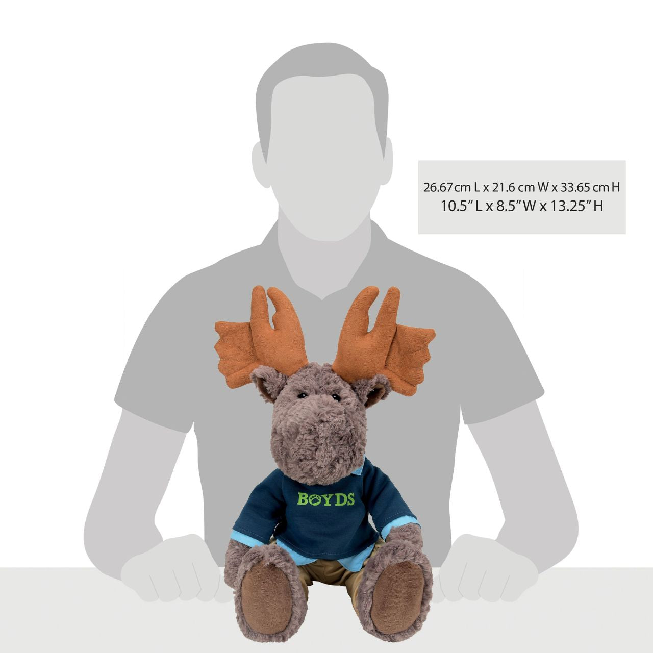 Adored by teddy bear lovers young and old, each Boyds Bears heirloom will paw prints on your heart. The super soft Marshall Moxley is part of the Boyds Bears 45th anniversary collection.