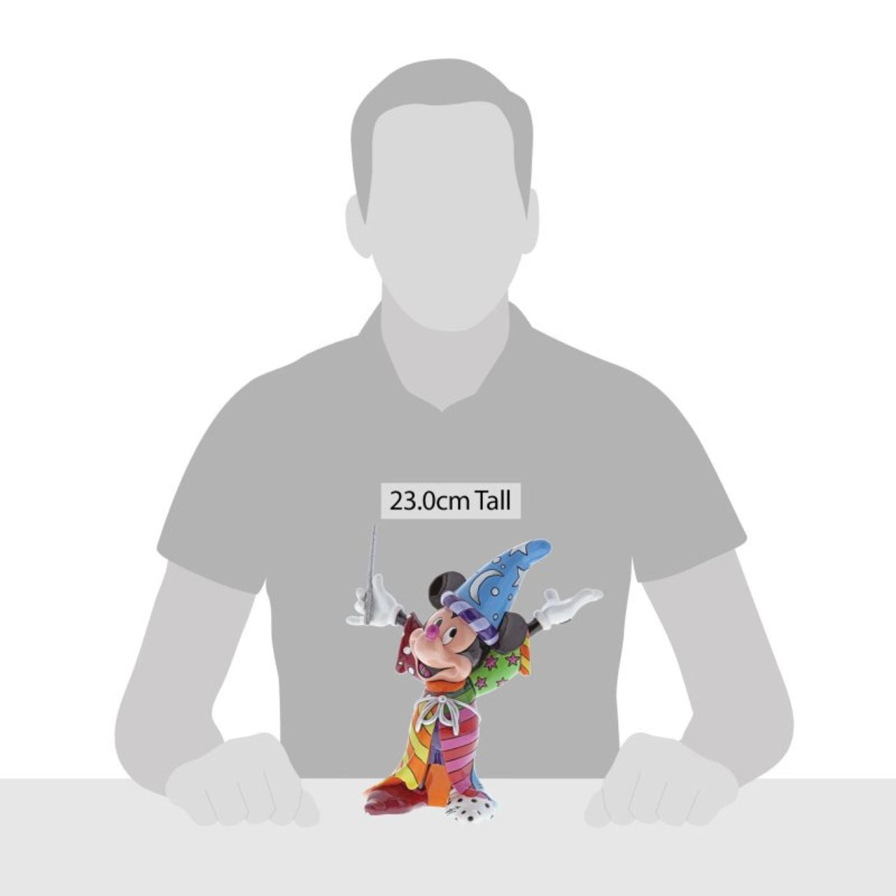 Sorcerer Mickey Mouse looks mighty confident, commanding the planets in a colourful robe and jaunty hat - too bad it's just a dream. Fortunately, this pop art design by Romero Britto isn't.