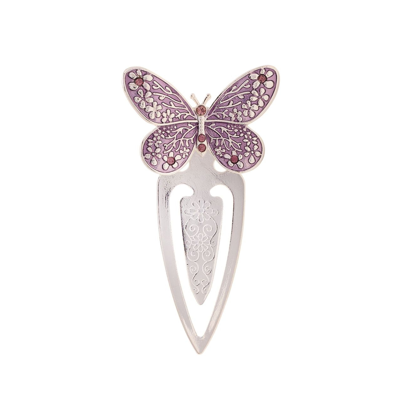A stunning yet simple item for book readers. Has a shiny finish to it which therefore makes it aesthetically pleasing. The beauty of the butterfly is central to the popularity of this piece.