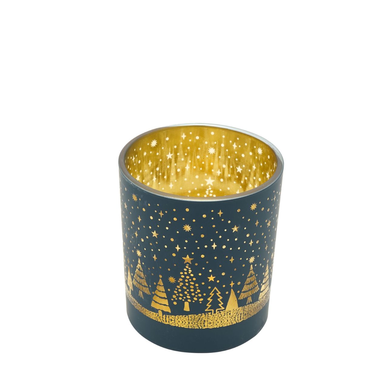 Christmas Glass Tealight Holders Medium