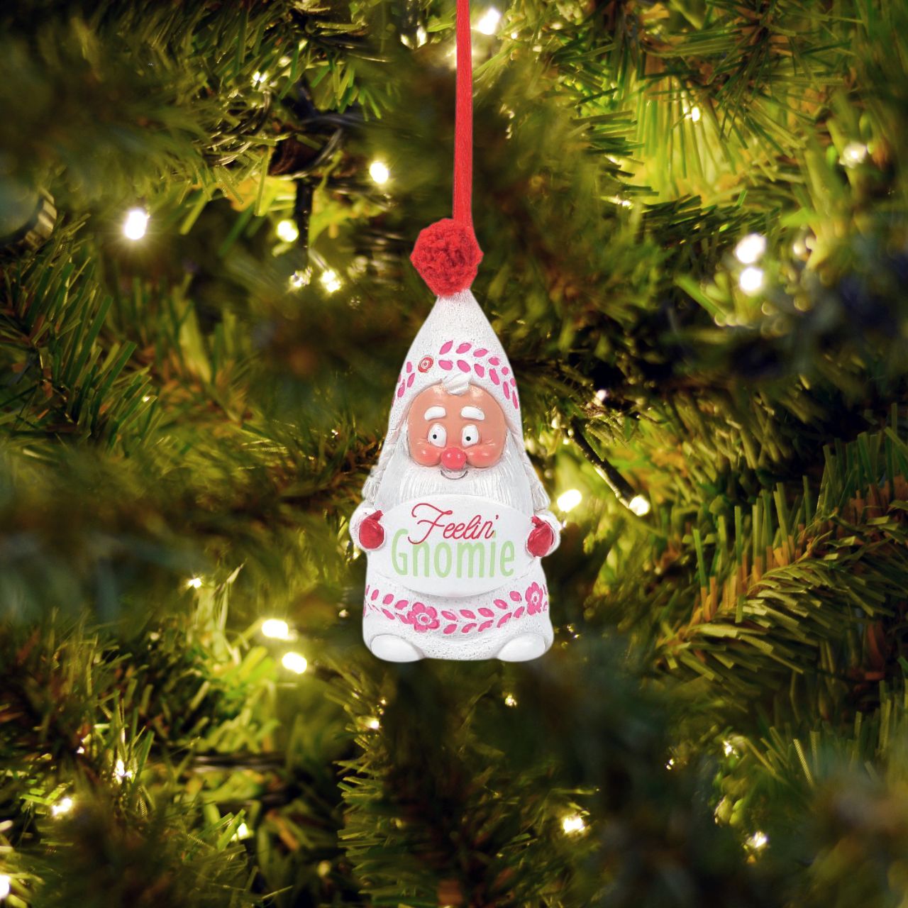 This happy little Snow Gnome is the perfect Christmas tree accessory. Crafted from high quality cast stone before being hand painted and topped with a real pom pom. The perfect gift for loved ones or yourself this festive season.