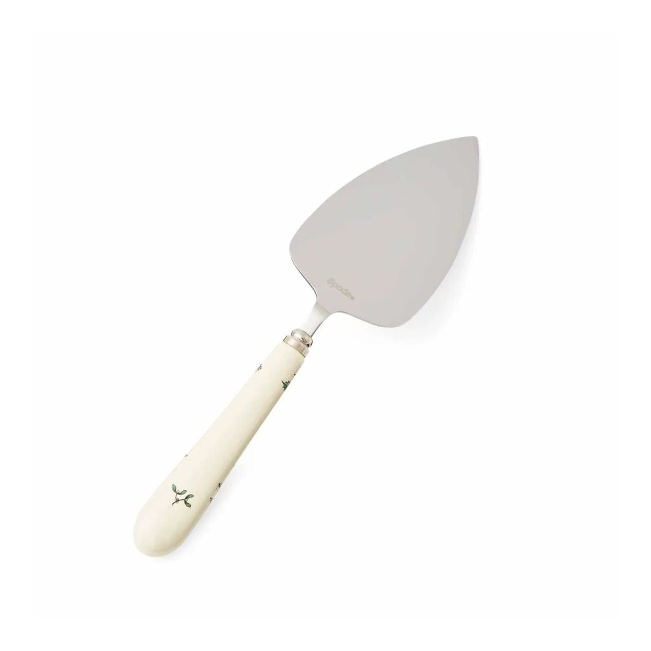 'Tis the season for sweet treats and indulgent desserts, so serve up your family's favourites using this festive cake slice. Part of our Christmas Tree collection, it has a decorated porcelain handle featuring the classic design and a sprig of holly, as well as a stainless steel slice.