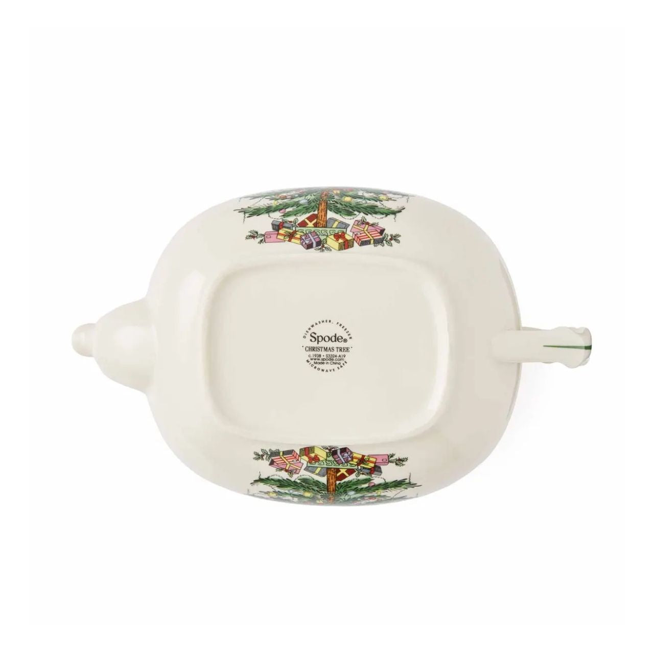 From breakfast on Christmas morning to festive afternoon tea, this Christmas Tree teapot by Spode will bring a magical touch to your table. Made from quality porcelain, it's decorated with the iconic Christmas Tree design dating from 1938.