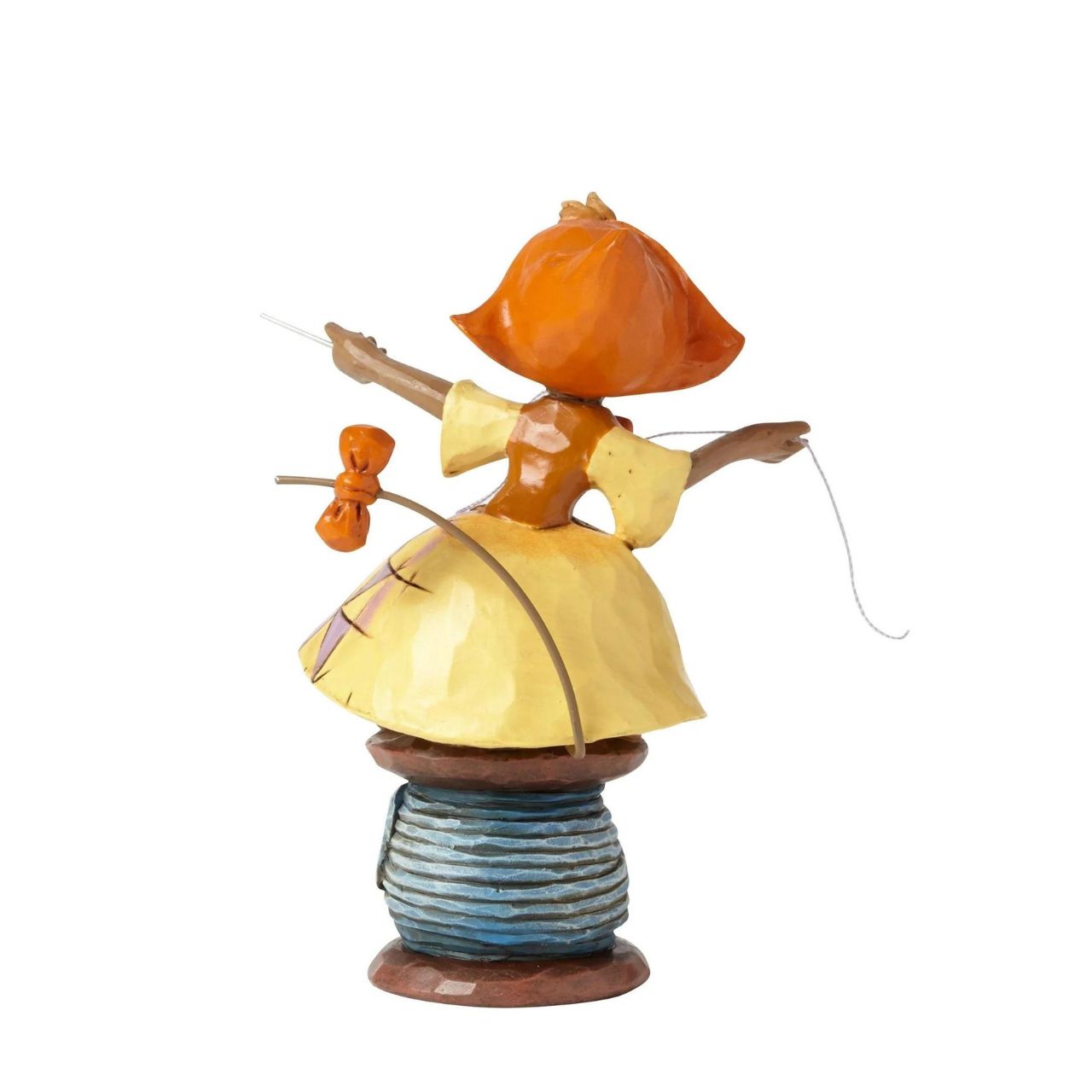 Suzy the seamstress from Disney's Cinderella is happy to lend a helping hand. A great companion piece to the Jaq and Gus clock or as a stand alone figurine. Designed by award winning artist and sculptor, Jim Shore for the Disney Traditions brand.