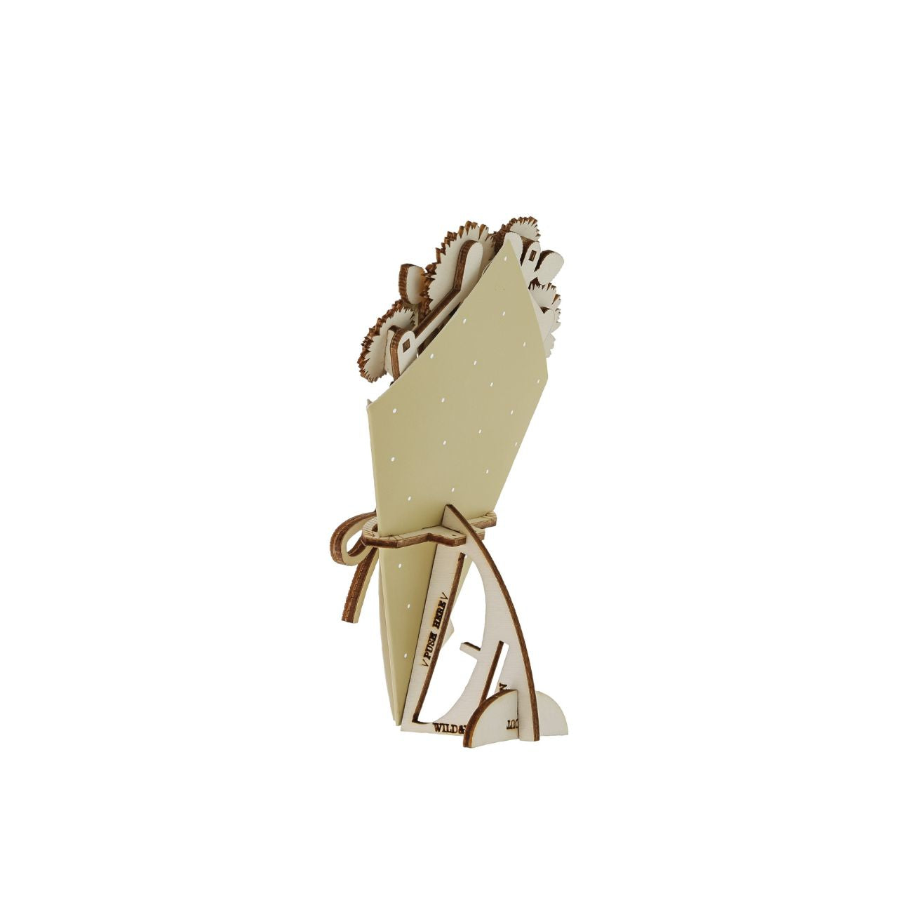Surprise and delight someone with a beautiful bouquet figural card - Send them loads of love through the post with our letterbox inspired 3D figurine card.