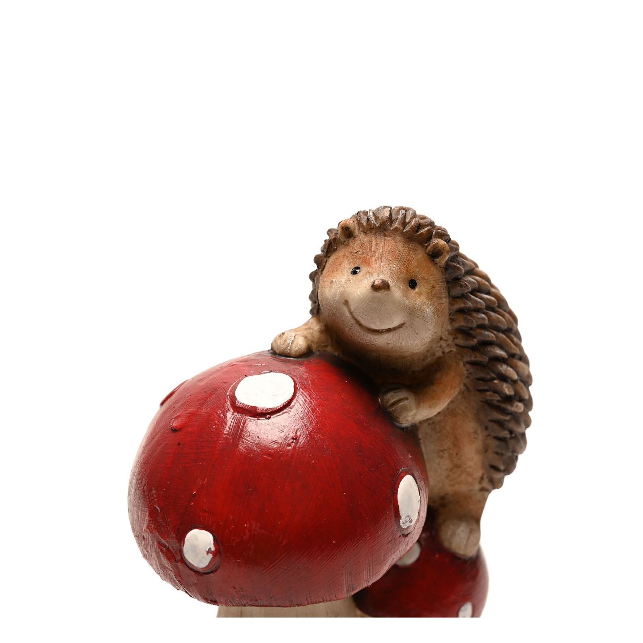 Bring some vibrant colour and life to an indoor or outdoor space with this charming hand painted hedgehog climbing mushrooms figurine by COUNTRY LIVING. Country Living - gift and home bringing you closer to the great outdoors.