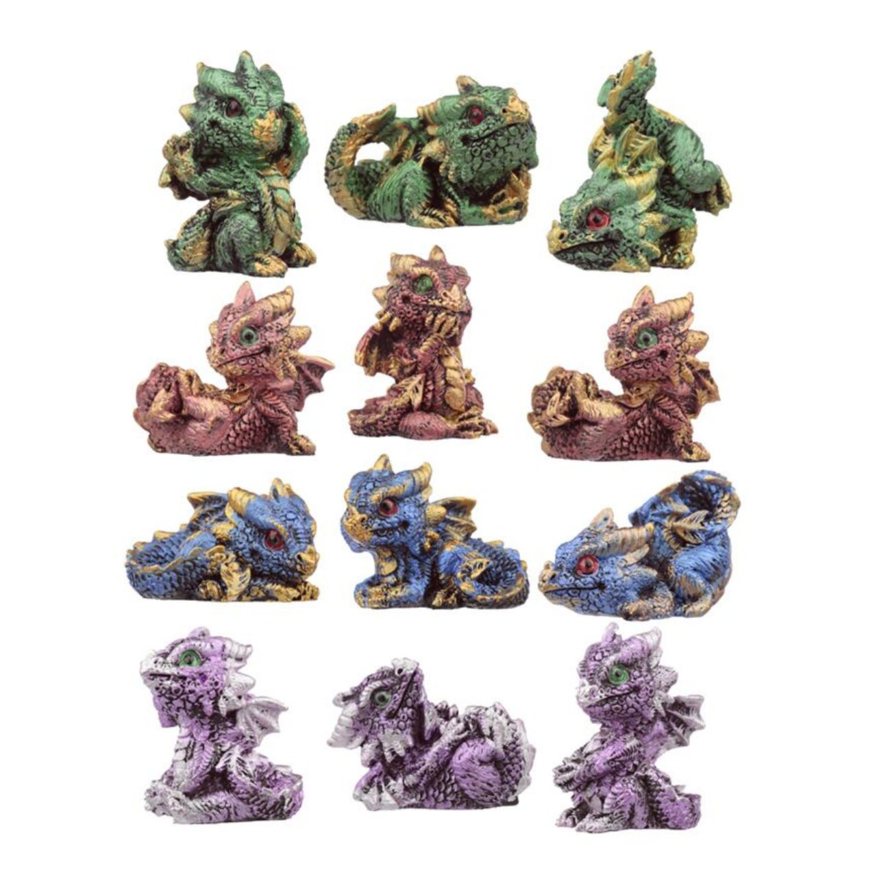 Crystal Baby Dragon World Figures