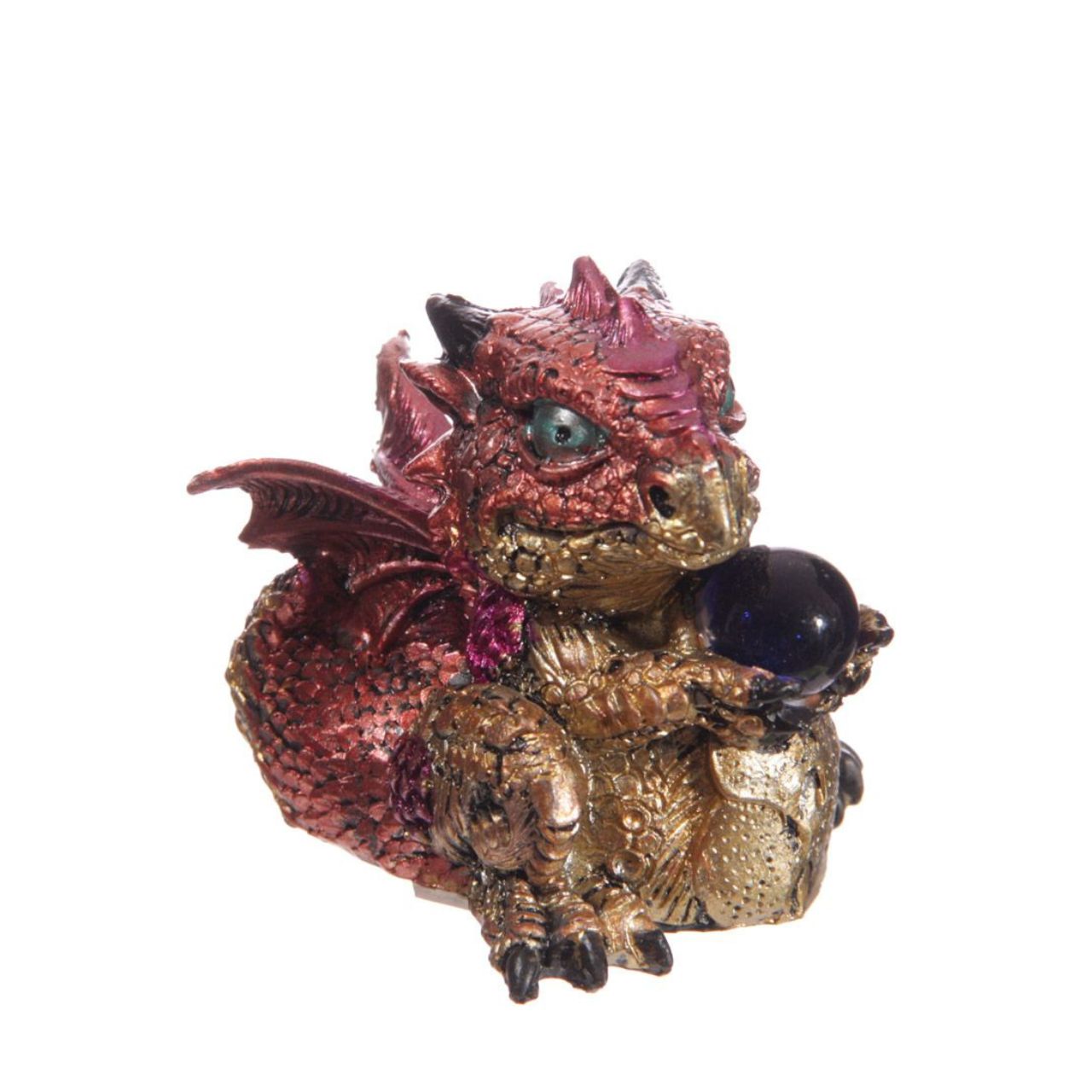 Introduce your child to the magical world of dragons with our Cute Baby Dragon with Crystal Ball. Made with high-quality materials, this adorable dragon has a charming crystal ball that will spark their imagination. Bring a touch of whimsy and enchantment to playtime with this delightful toy.