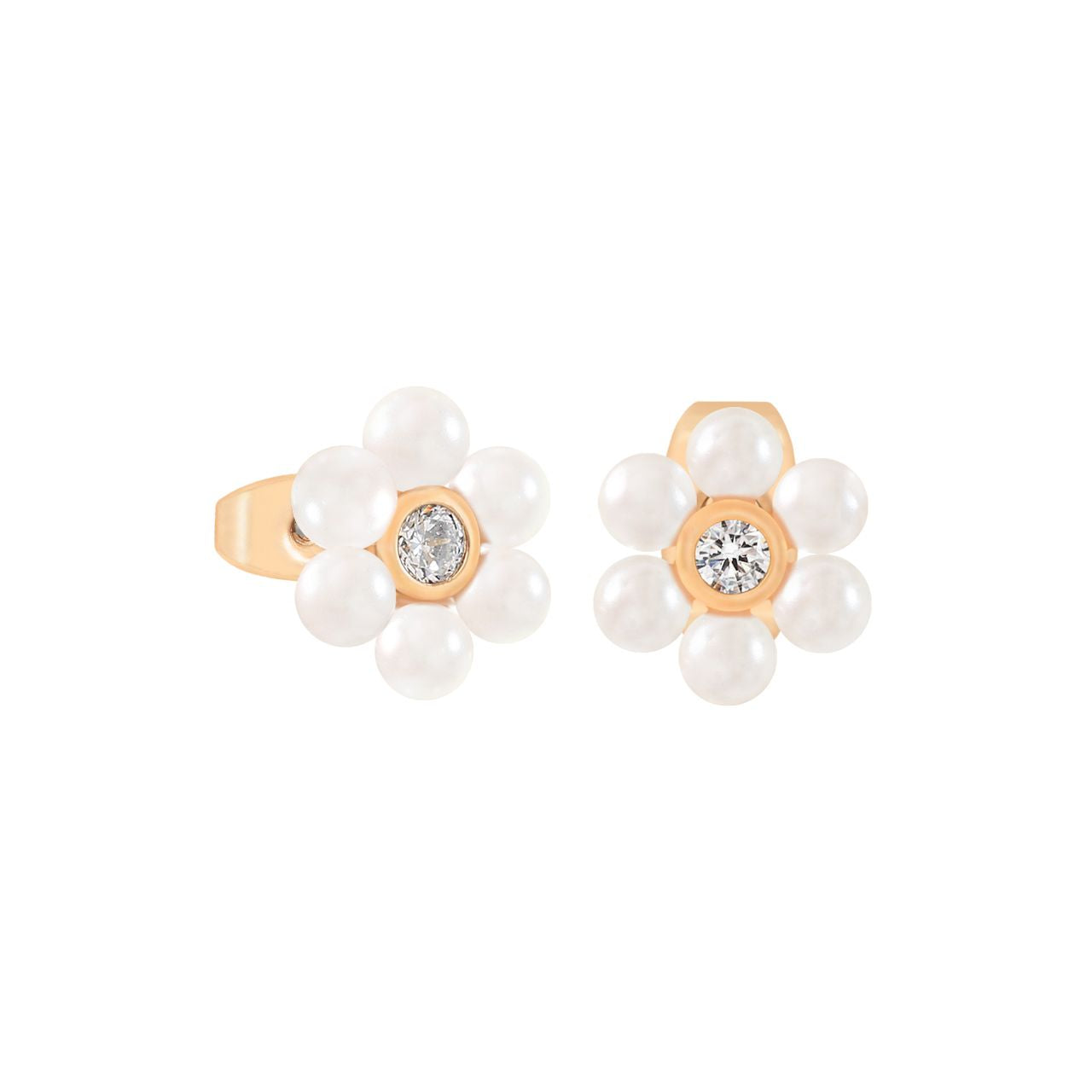 Elegant and timeless, the Tipperary Daisy Pearl Stud Gold Earrings feature delicate 1cm pearls set in refined gold. Their subtle size and classic design offer a sophisticated touch, perfect for enhancing any ensemble with understated luxury.