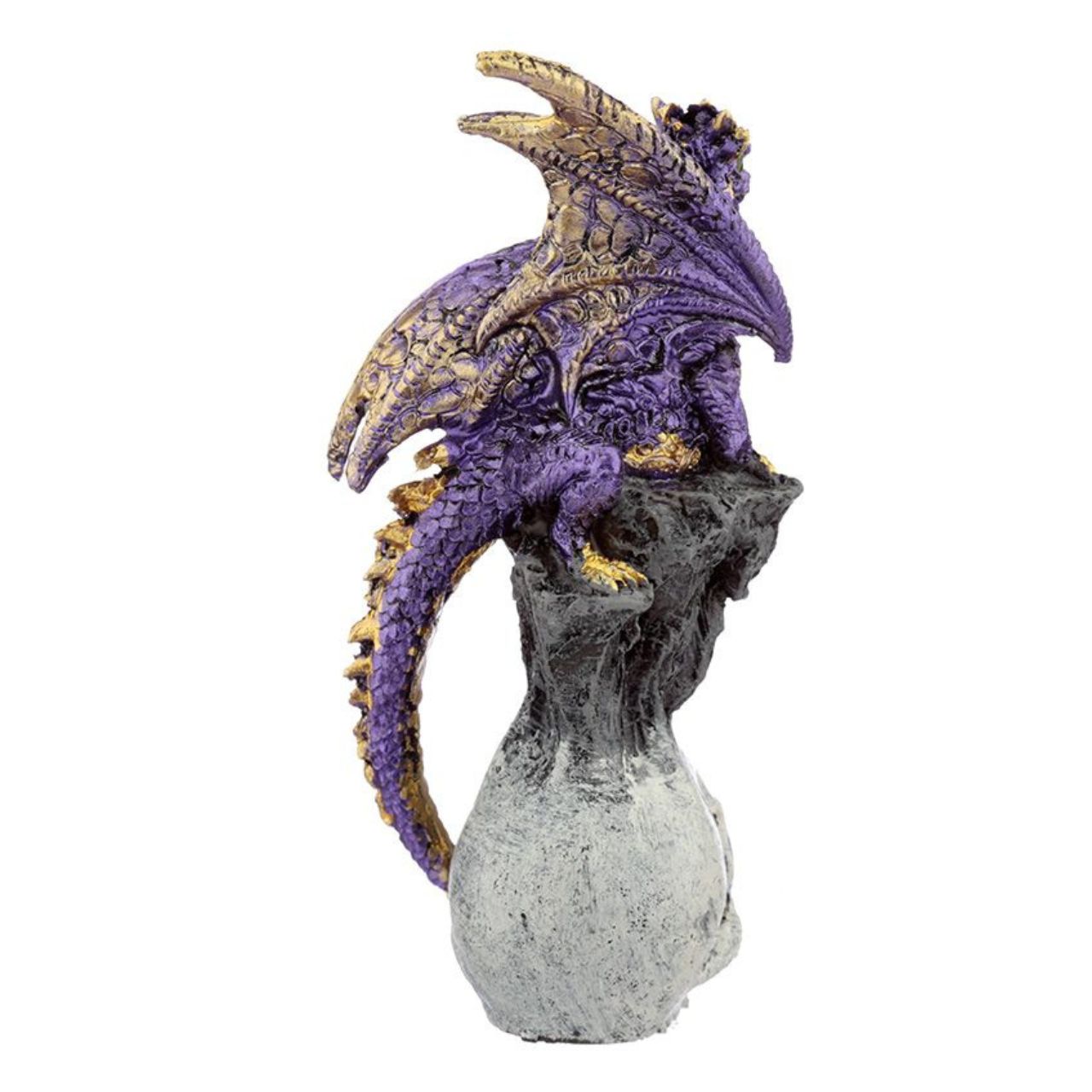 Dark Legends Gemstone Skull Dragon - Material: Resin - Height 10.5-11 cm Width 5.5-6 cm Depth 5-5.5 cm - Available in Green, Purple or Blue