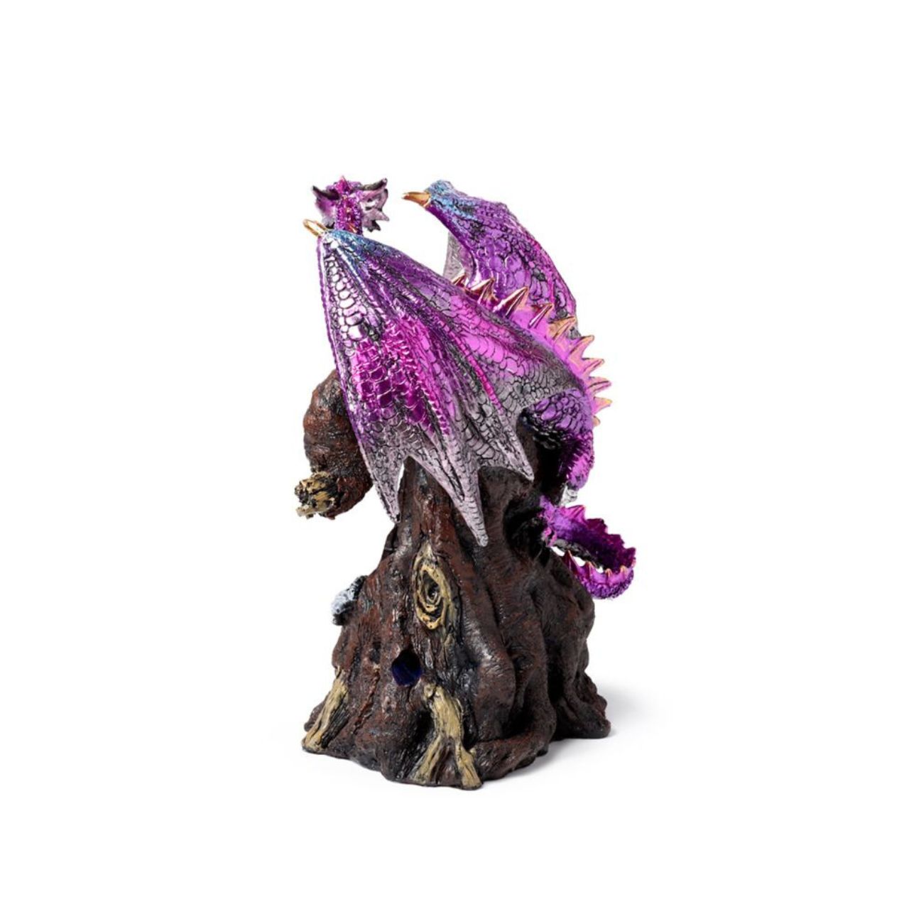 The Dark Legends LED Keeper of the Death Gate Amethyst Dragon is a striking collectible that combines artistry with subtle illumination. Crafted with detailed features and finished in a rich amethyst hue, this dragon brings a touch of mystical elegance to any space.