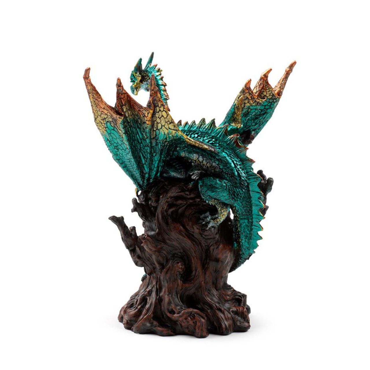 This Dark Legends LED Spirit of the Sky Mother Dragon is a stunning and intricate piece of art that will bring a touch of magic and mystery to any space. The LED lights add a beautiful glow, while the detailed design captures the power and majesty of the dragon. Perfect for collectors and fantasy enthusiasts.