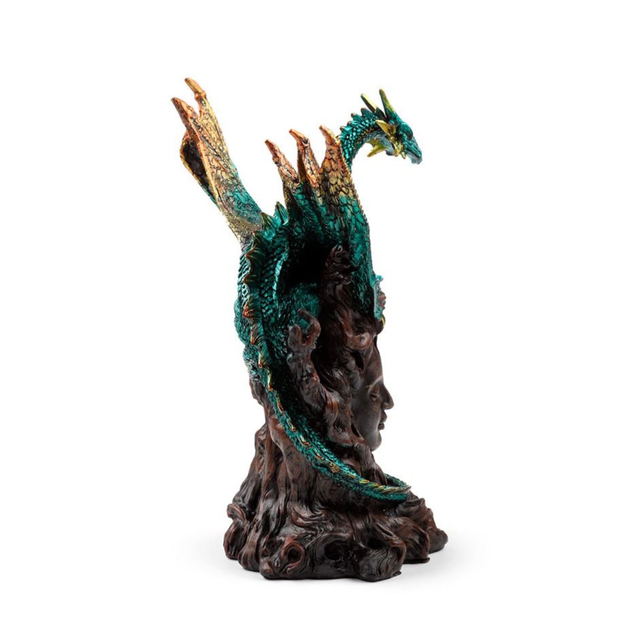 This Dark Legends LED Spirit of the Sky Mother Dragon is a stunning and intricate piece of art that will bring a touch of magic and mystery to any space. The LED lights add a beautiful glow, while the detailed design captures the power and majesty of the dragon. Perfect for collectors and fantasy enthusiasts.