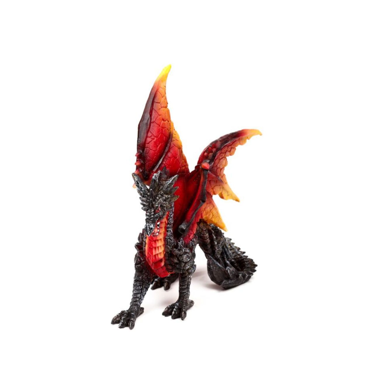 Embody the mystique of the night with the Dark Legends Protector of the Night Obsidian Fire Dragon. Crafted with striking obsidian hues and fiery accents, this piece exudes power and elegance.