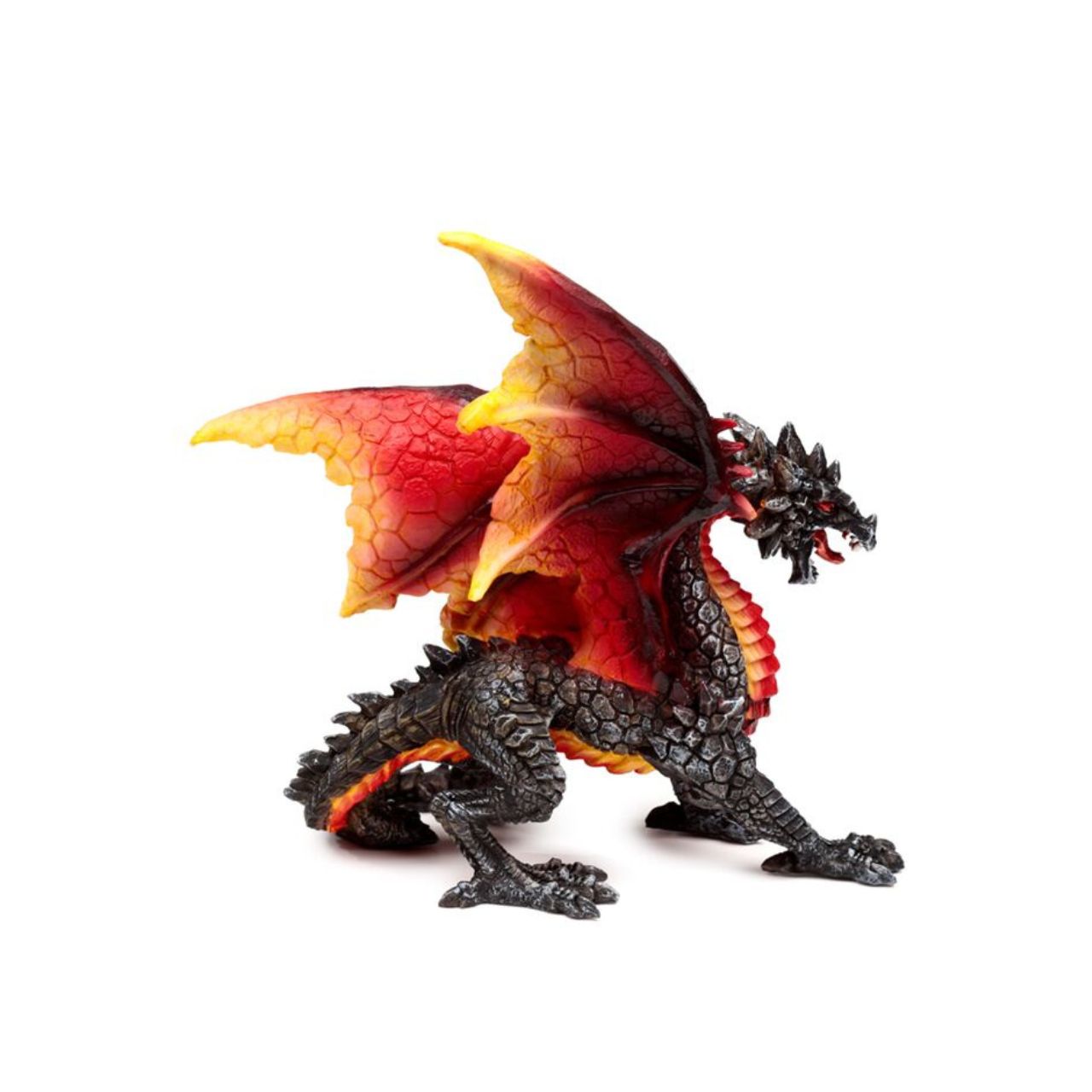 Embody the mystique of the night with the Dark Legends Protector of the Night Obsidian Fire Dragon. Crafted with striking obsidian hues and fiery accents, this piece exudes power and elegance.