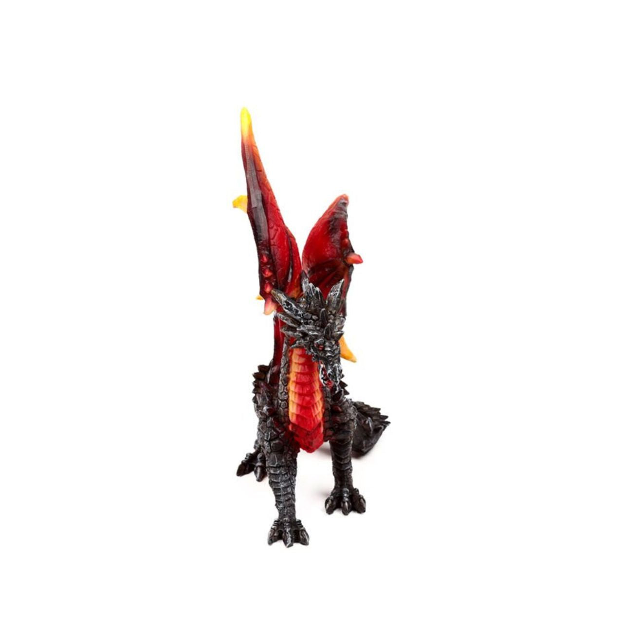 Embody the mystique of the night with the Dark Legends Protector of the Night Obsidian Fire Dragon. Crafted with striking obsidian hues and fiery accents, this piece exudes power and elegance.