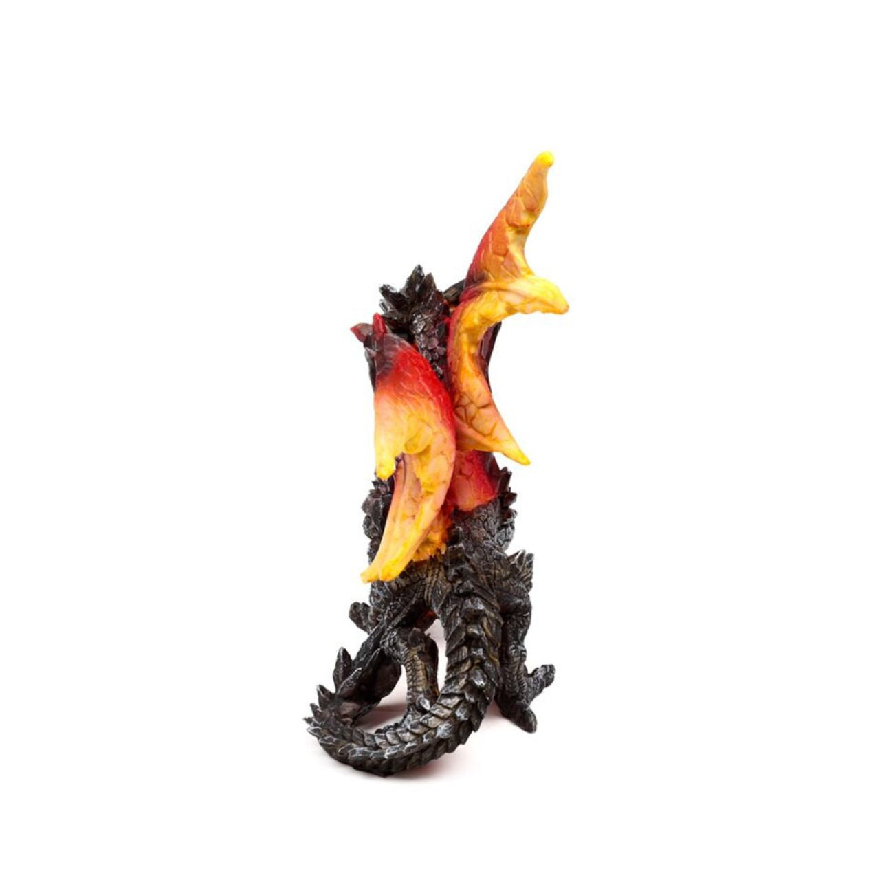 Embody the mystique of the night with the Dark Legends Protector of the Night Obsidian Fire Dragon. Crafted with striking obsidian hues and fiery accents, this piece exudes power and elegance.