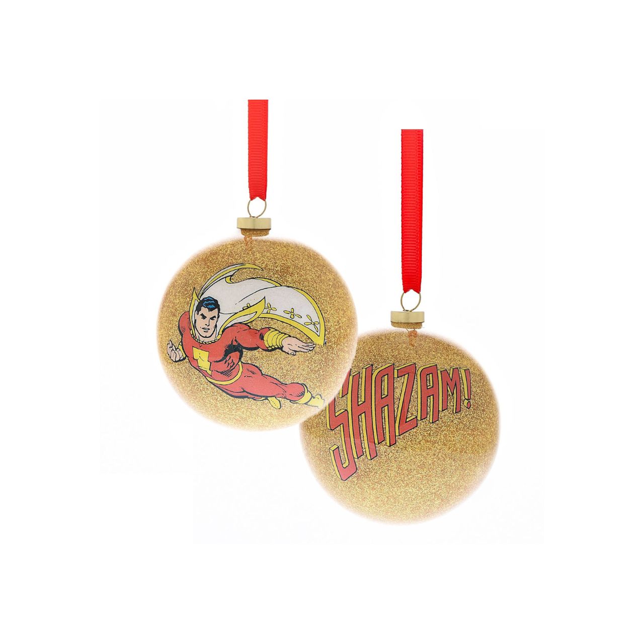 Hang six of your favourites on your tree this year with this sparkling set of DC Comics baubles.