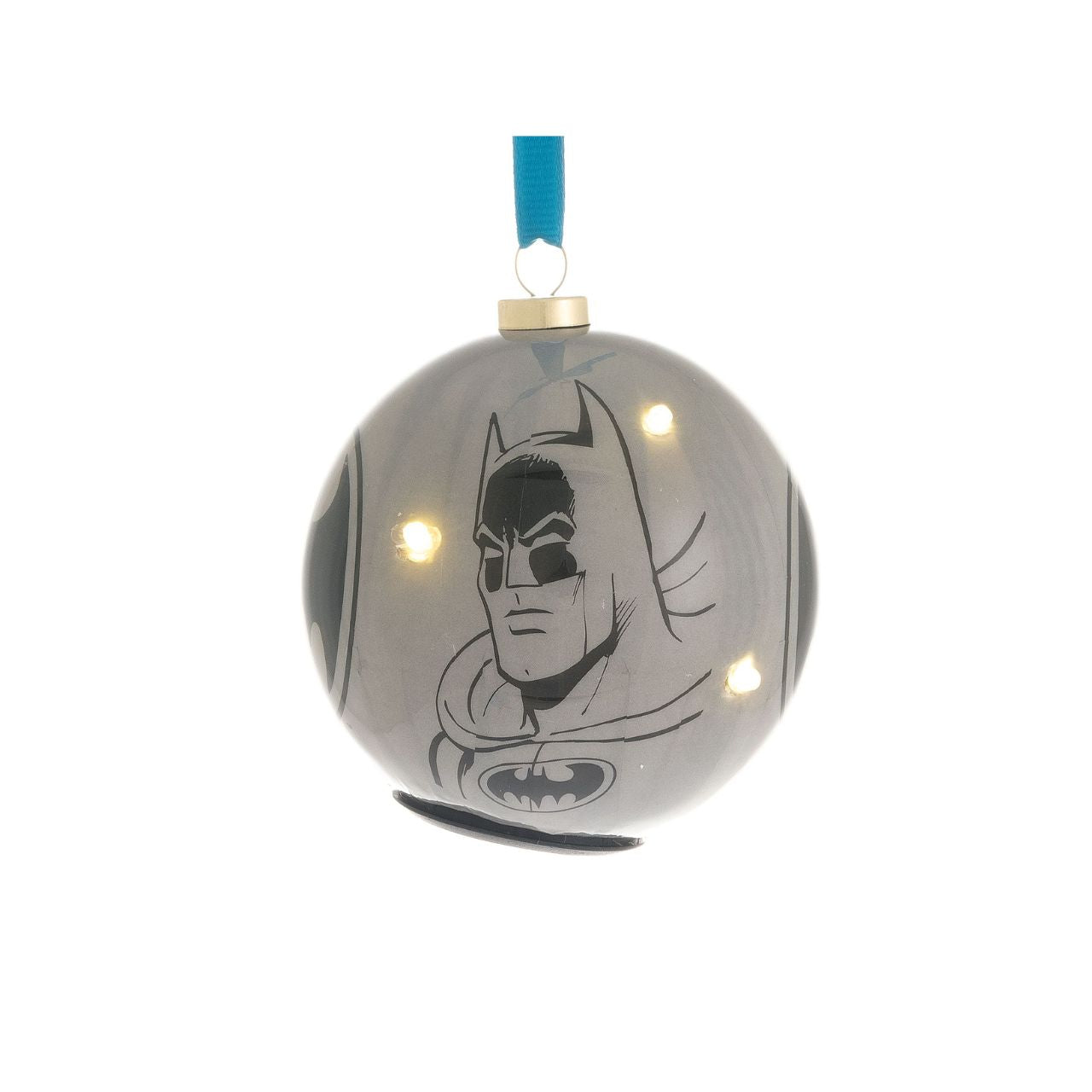 Add some excitement to your Christmas tree with this DC Comics light-up bauble.