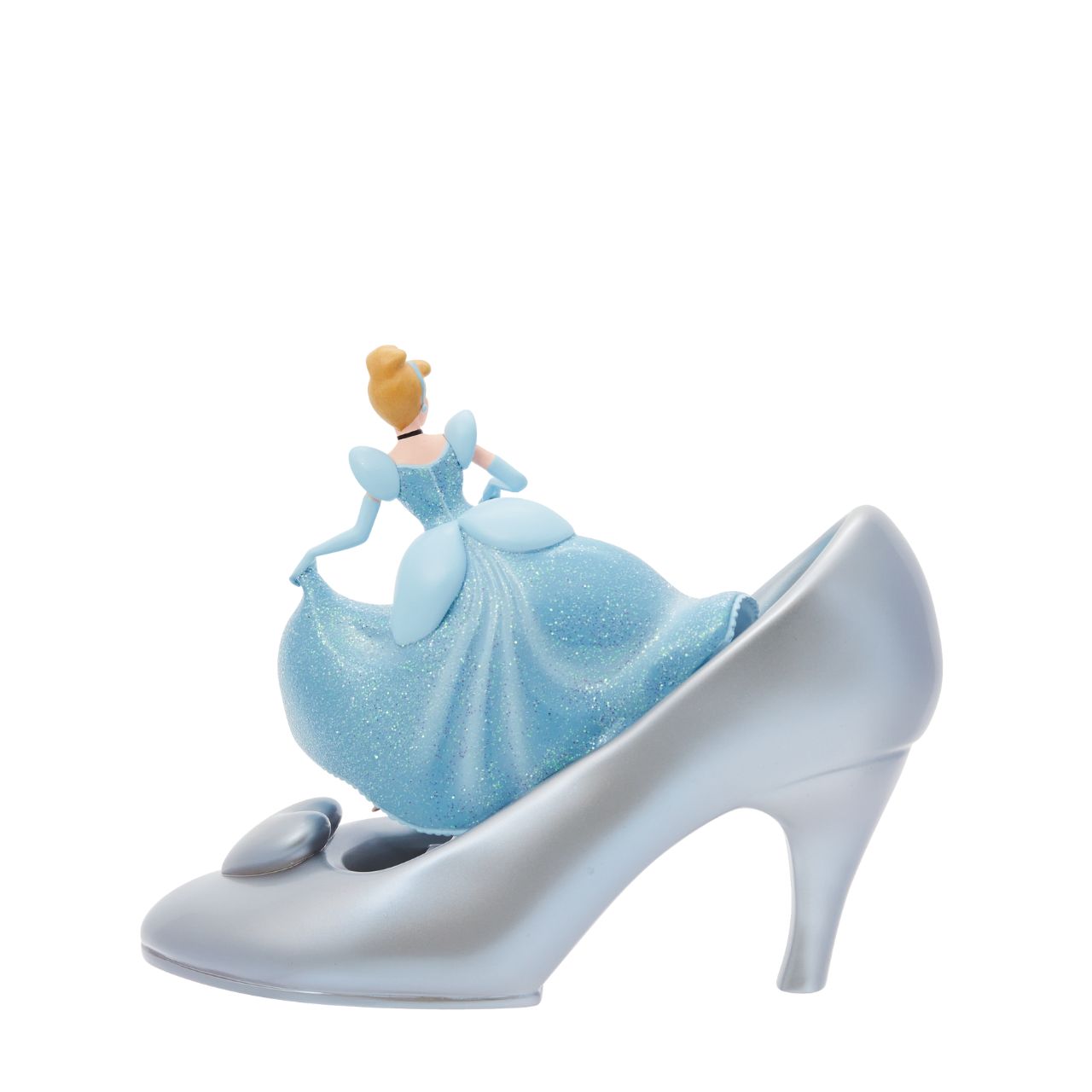 Disney 100th Anniversary Cinderella With Glass Slipper Decorative Figure Mark the century milestone of Disney with this exquisite Disney Showcase Cinderella Icon Figurine. Celebrate the 100th anniversary of Disney with this wonderful Cinderella Figurine from Disney Showcase.