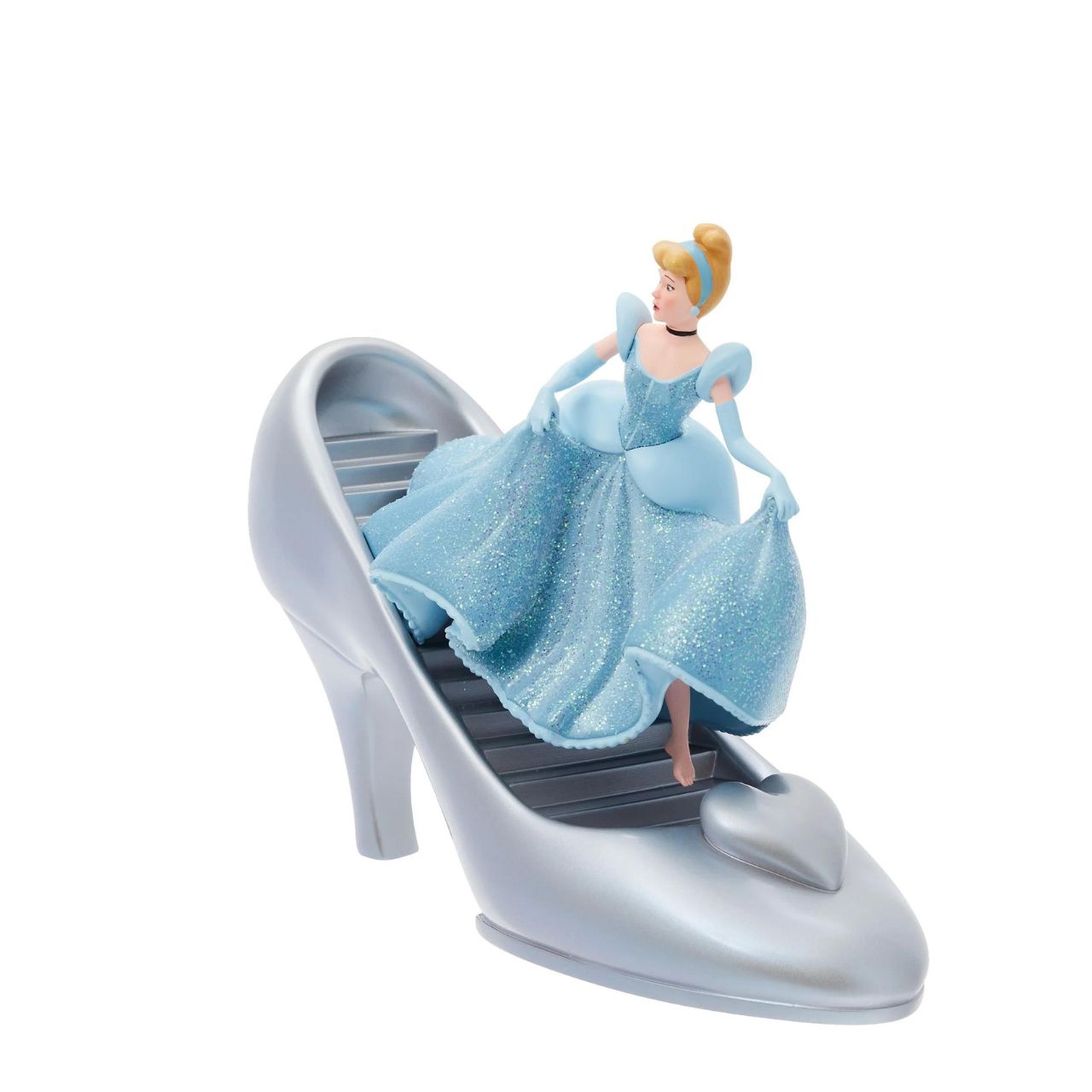 Disney 100th Anniversary Cinderella With Glass Slipper Decorative Figure Mark the century milestone of Disney with this exquisite Disney Showcase Cinderella Icon Figurine. Celebrate the 100th anniversary of Disney with this wonderful Cinderella Figurine from Disney Showcase.