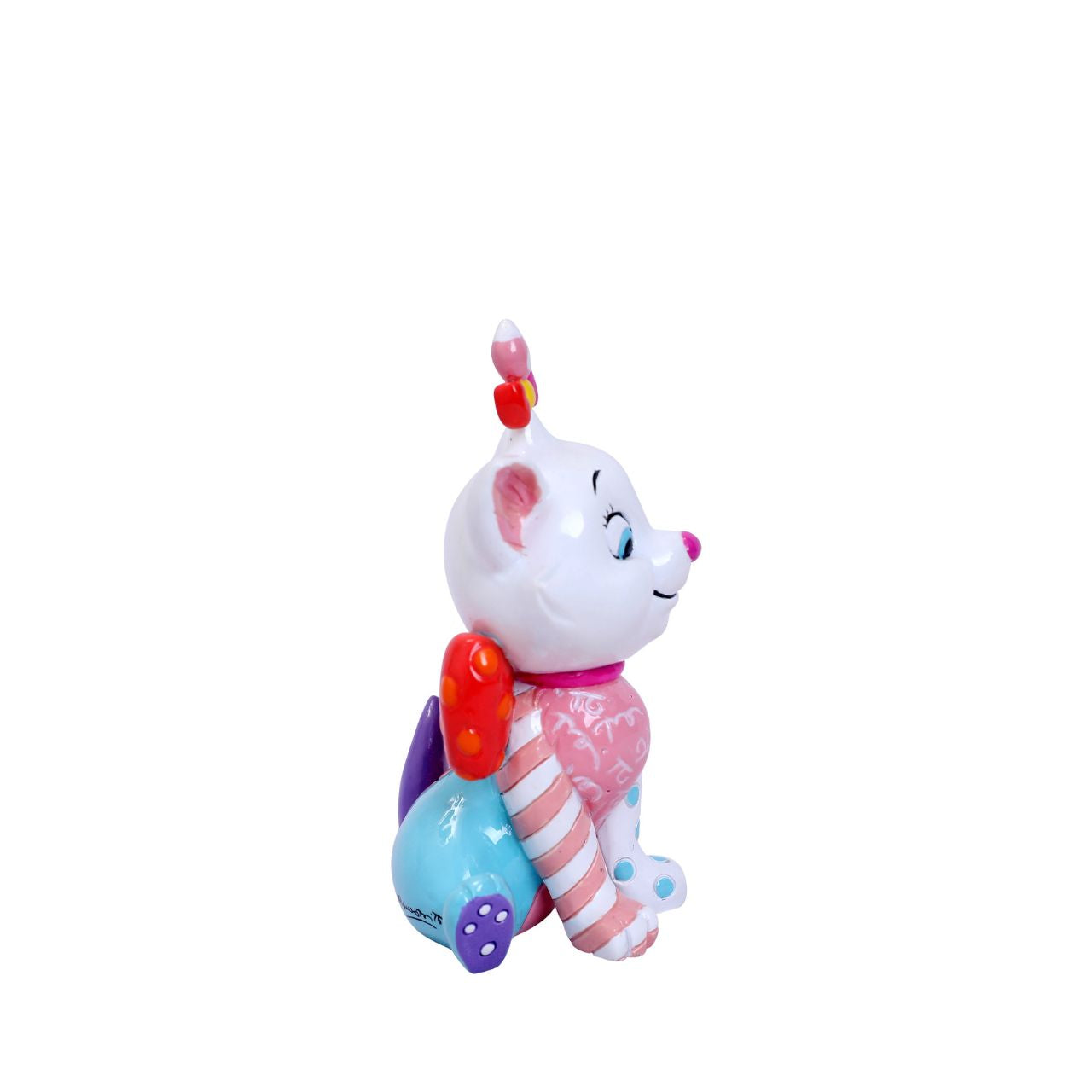 A curious kitten who aspires to be an elegant lady like her mother Duchess, Marie won the hearts of audiences with her starring role in Disney's "The Aristocats." Now Marie has a more dazzling coat than ever thanks to Pop Artist Romero Britto.