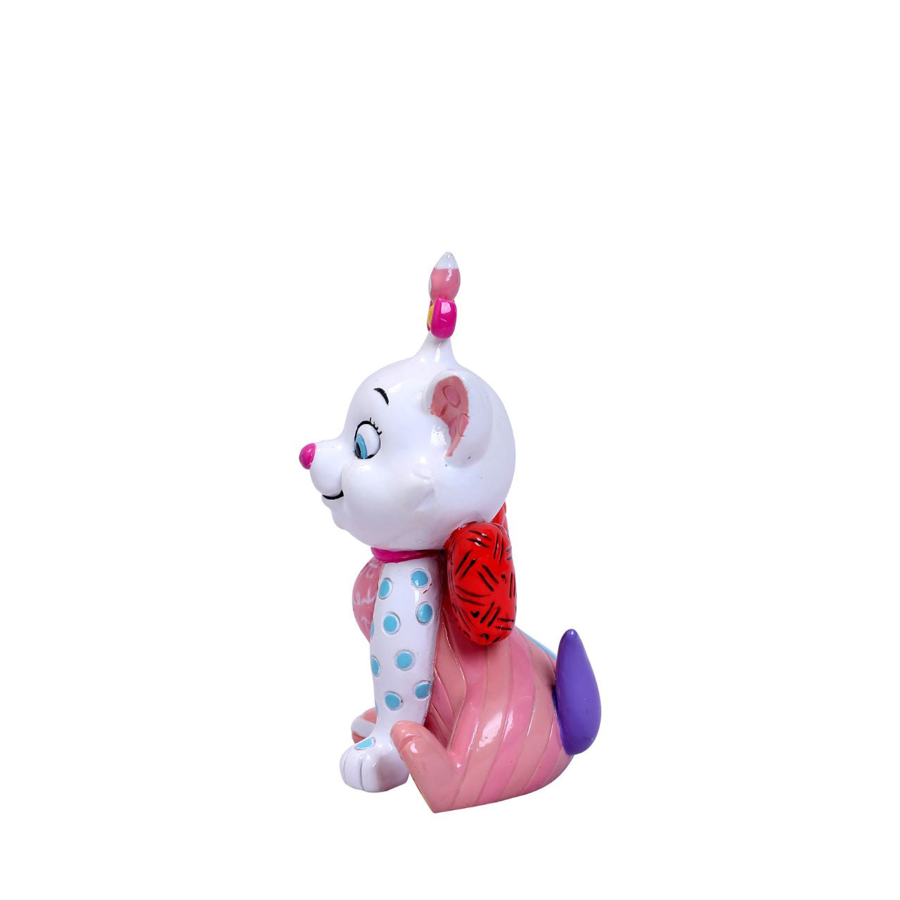A curious kitten who aspires to be an elegant lady like her mother Duchess, Marie won the hearts of audiences with her starring role in Disney's "The Aristocats." Now Marie has a more dazzling coat than ever thanks to Pop Artist Romero Britto.