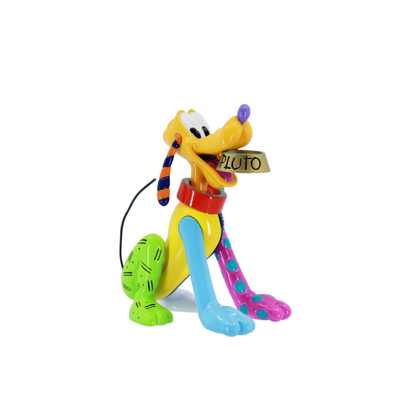 Pop Artist Romero Britto celebrates everyone's favourite Disney canine's 95th anniversary with this tribute mini featuring Pluto showcased in Britto's iconic and happy colour palette.