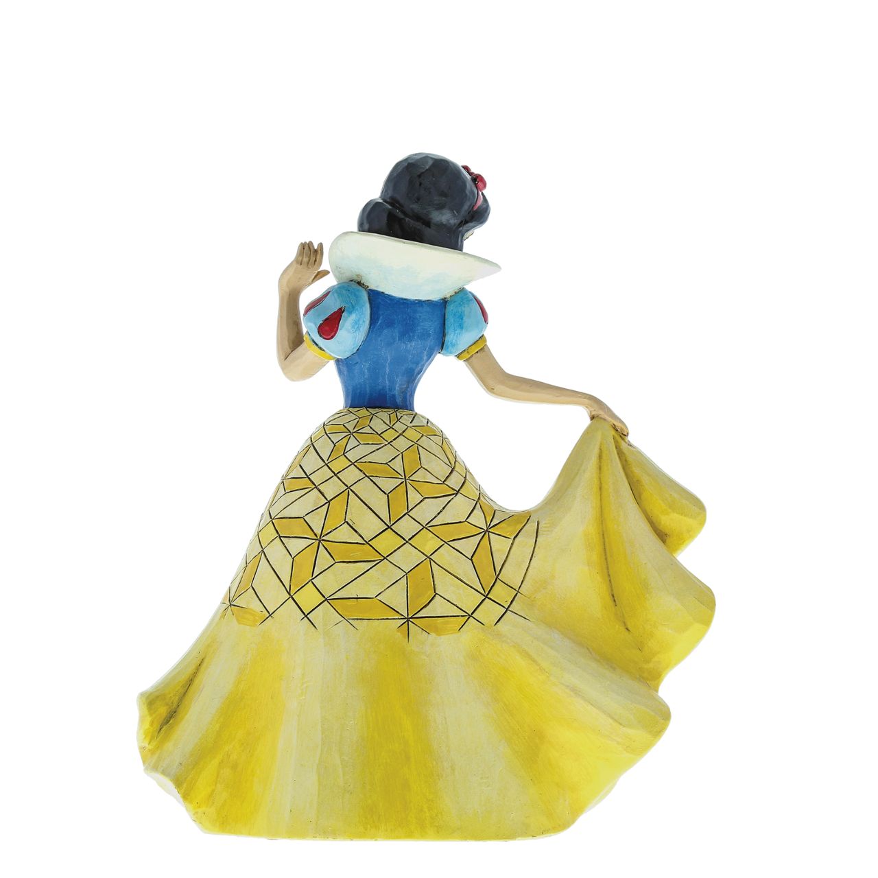 Castles In the Clouds Snow White Figurine Snow White's Prince did come and escorted her to a majestic castle in the sky. Designed by award winning artist and sculptor, Jim Shore for the Disney Traditions brand.