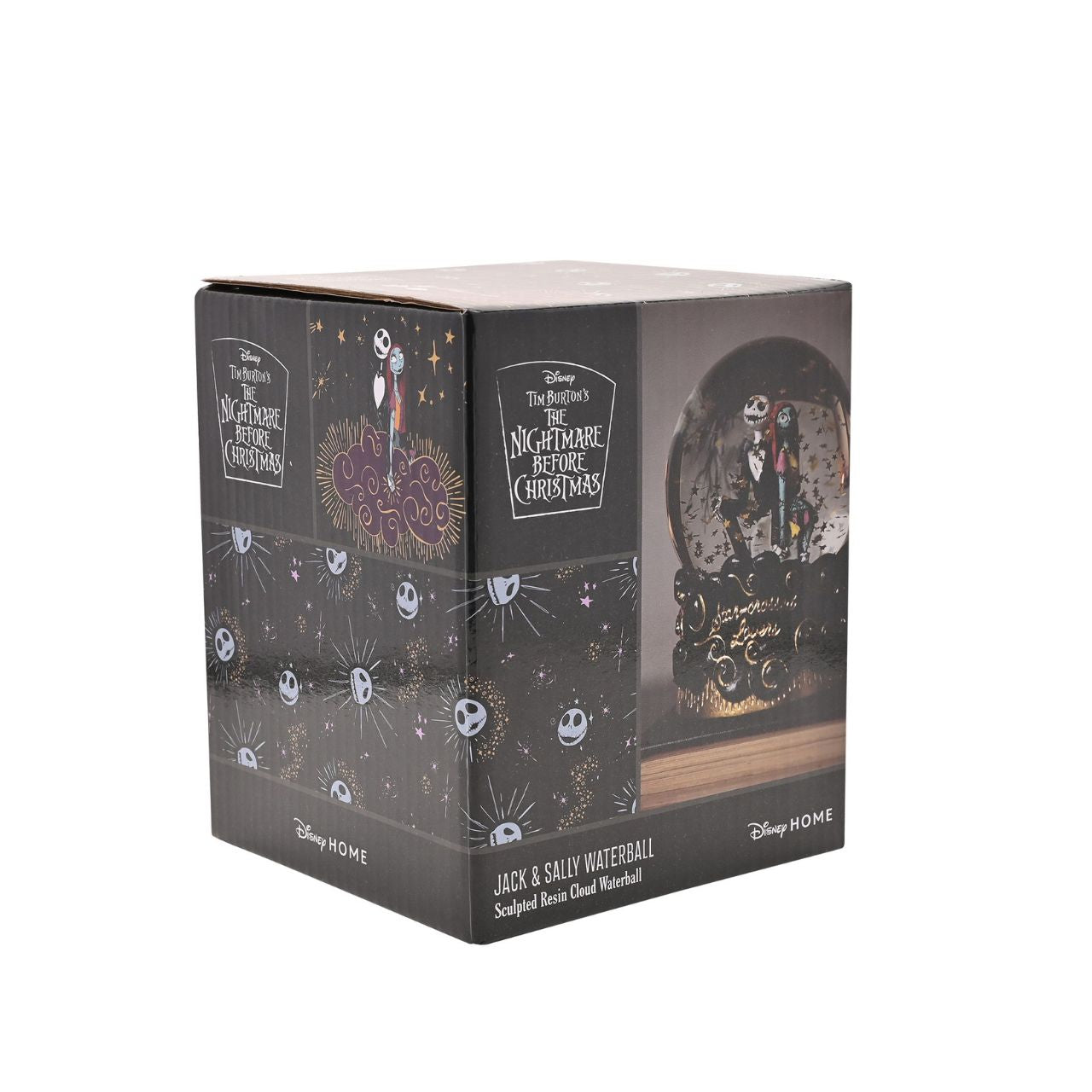 Step into the whimsical world of The Nightmare Before Christmas with this enchanting snow globe featuring Jack Skellington and Sally. Watch as the snow swirls around them, capturing the magic and charm of this classic Disney film.