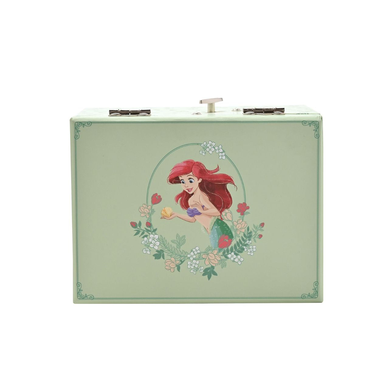 This enchanting jewellery box, adorned with a floral pattern, is a perfect spot for storing treasured trinkets. With a drawer for small keepsakes and a cheery tune that plays when opened, its an ideal gift for Disney princess enthusiasts of all ages.