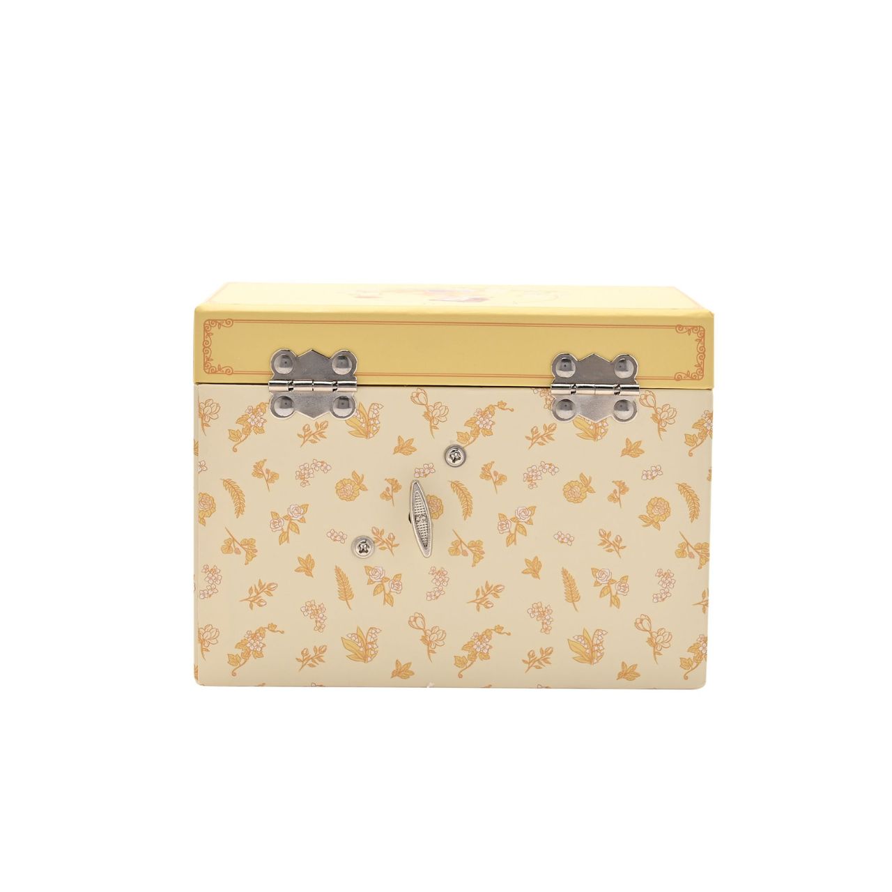 This enchanting jewellery box, adorned with a floral pattern, is a perfect spot for storing treasured trinkets. With a drawer for small keepsakes and a cheery tune that plays when opened, its an ideal gift for Disney princess enthusiasts of all ages.