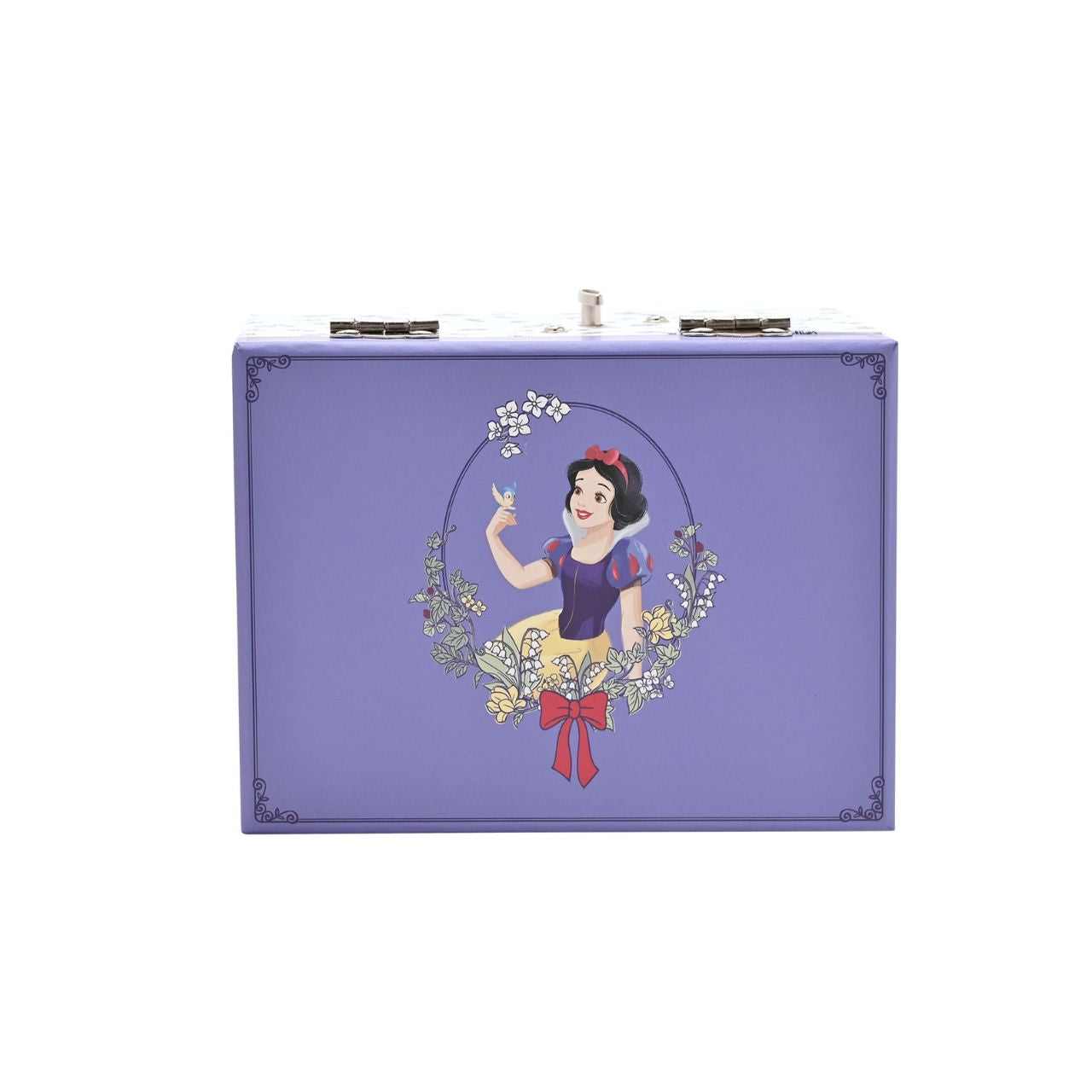 This enchanting jewellery box, adorned with a floral pattern, is a perfect spot for storing treasured trinkets. With a drawer for small keepsakes and a cheery tune that plays when opened, its an ideal gift for Disney princess enthusiasts of all ages.