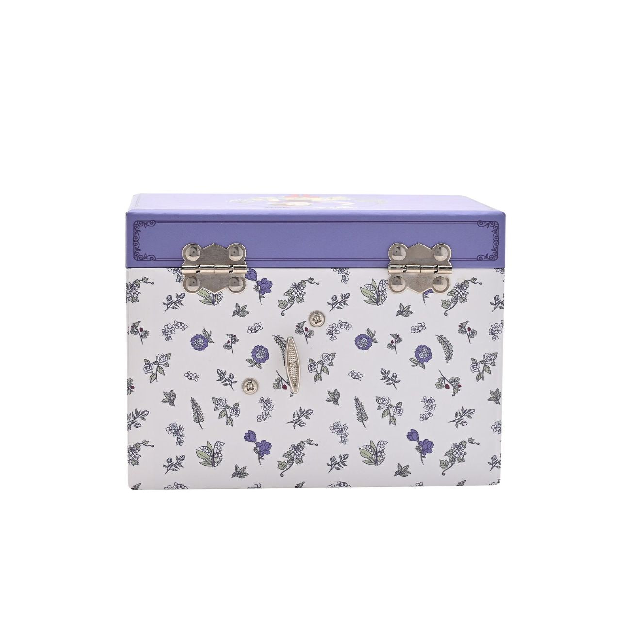 This enchanting jewellery box, adorned with a floral pattern, is a perfect spot for storing treasured trinkets. With a drawer for small keepsakes and a cheery tune that plays when opened, its an ideal gift for Disney princess enthusiasts of all ages.