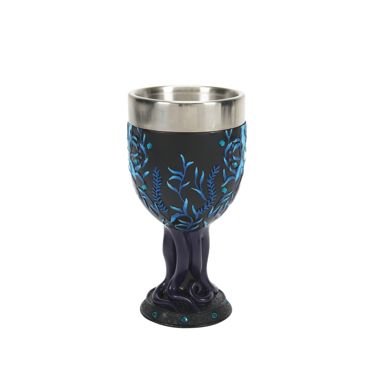 The Disney Showcase Little Mermaid Chalice Goblet is a sophisticated and elegant addition to any collection, featuring intricate details and high-quality craftsmanship. As a product expert, this goblet is a must-have for any fan of the beloved mermaid princess. With its expertly crafted design and sturdy construction, it is sure to impress and delight any collector or Disney enthusiast.