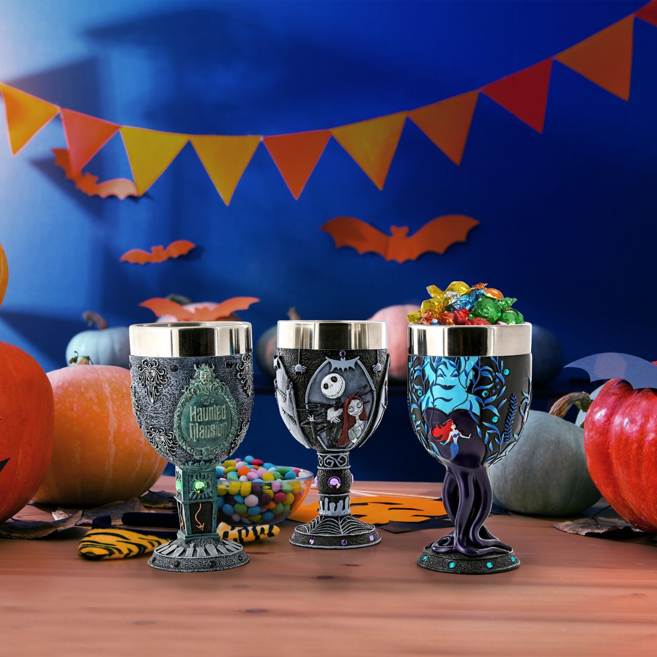 The Disney Showcase Little Mermaid Chalice Goblet is a sophisticated and elegant addition to any collection, featuring intricate details and high-quality craftsmanship. As a product expert, this goblet is a must-have for any fan of the beloved mermaid princess. With its expertly crafted design and sturdy construction, it is sure to impress and delight any collector or Disney enthusiast.