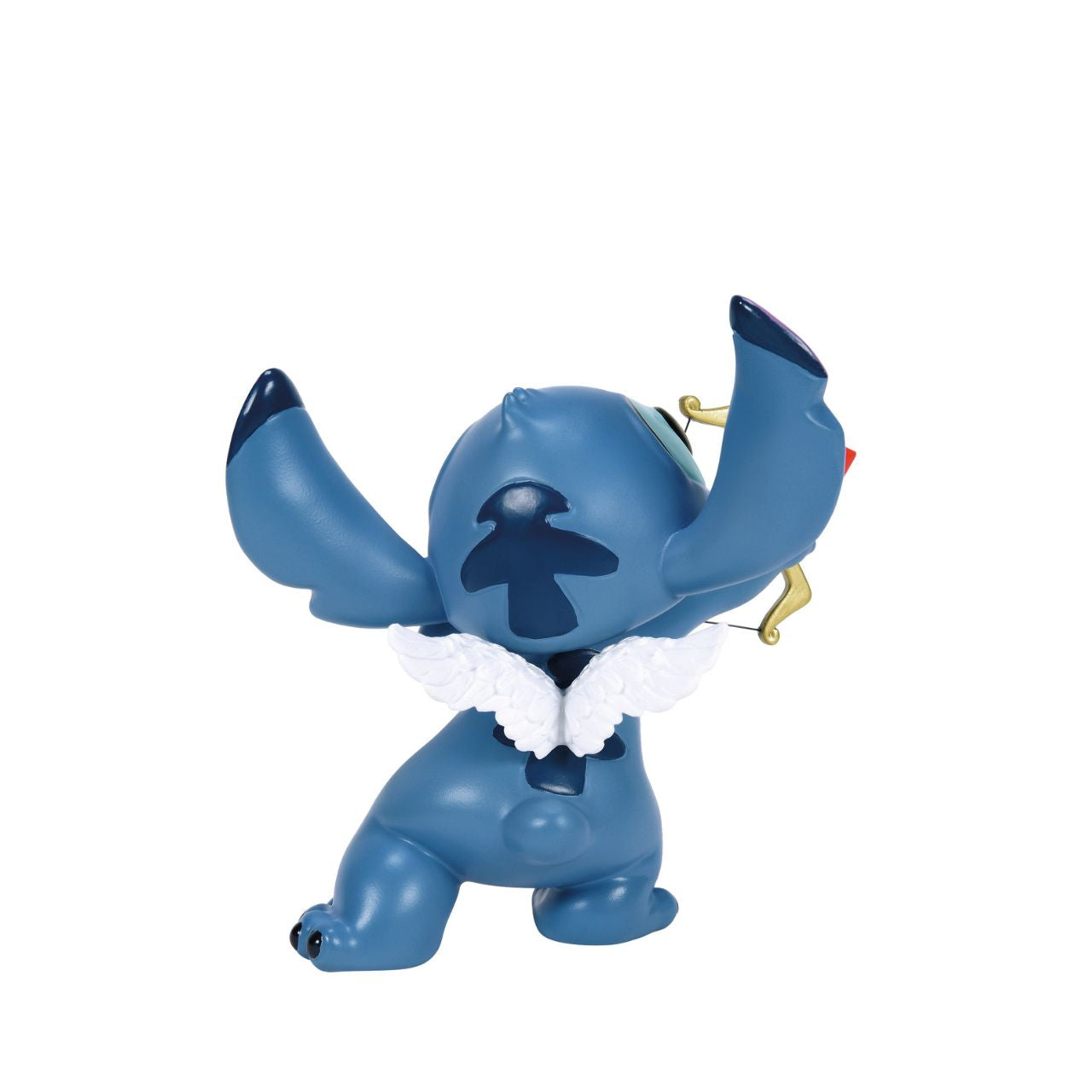 Meet our Stitch Valentine's Moment Figurine, the perfect blend of love and mischief. Handcrafted in vibrant detail, this piece features Stitch charmingly dressed as Cupid, wings and all. Sure to draw hearts and smiles, this romantic, whimsical piece is ideal for Disney fans or anyone yearning for a splash of enchantment.